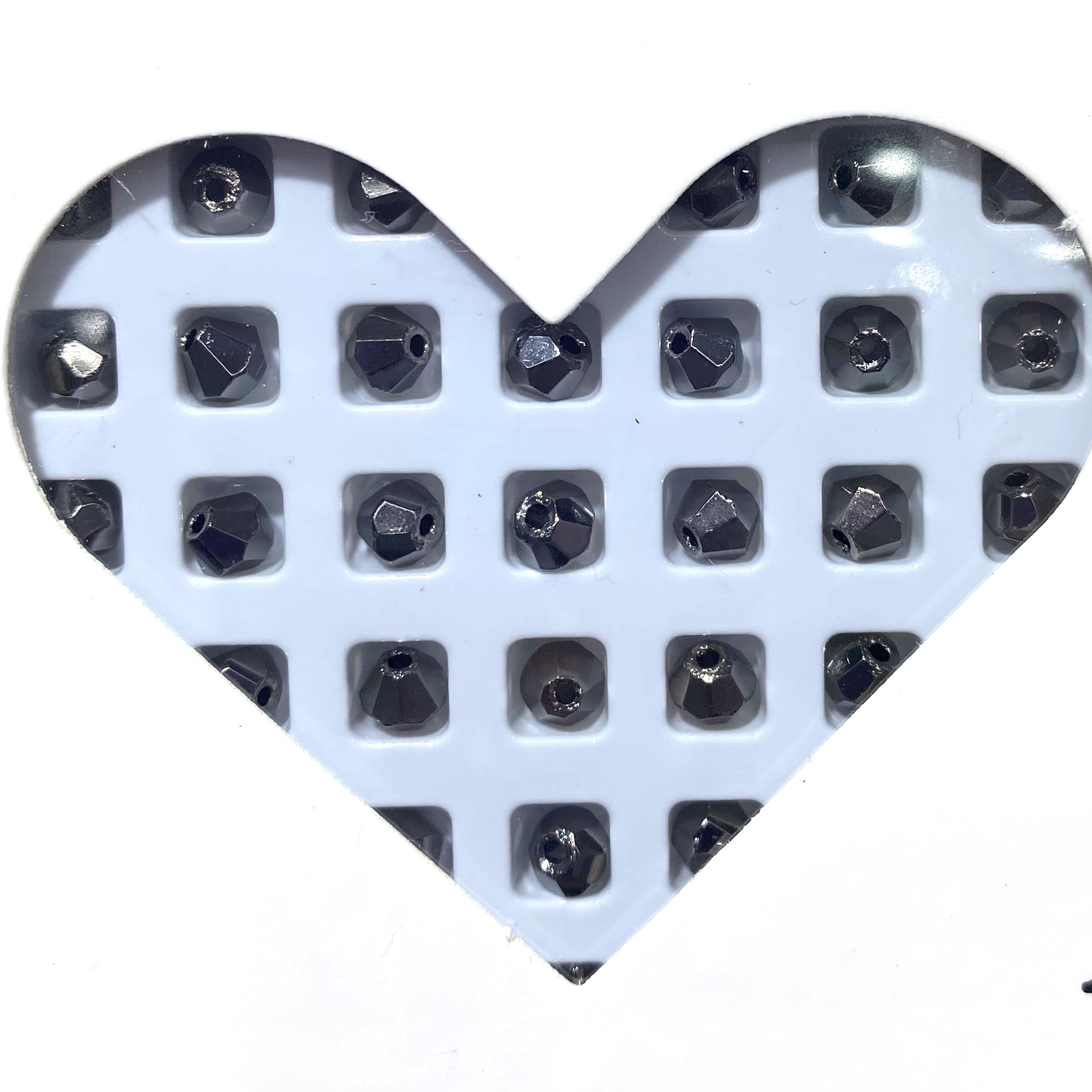 K9 crystal (bicone shape)(glass beads )4m m