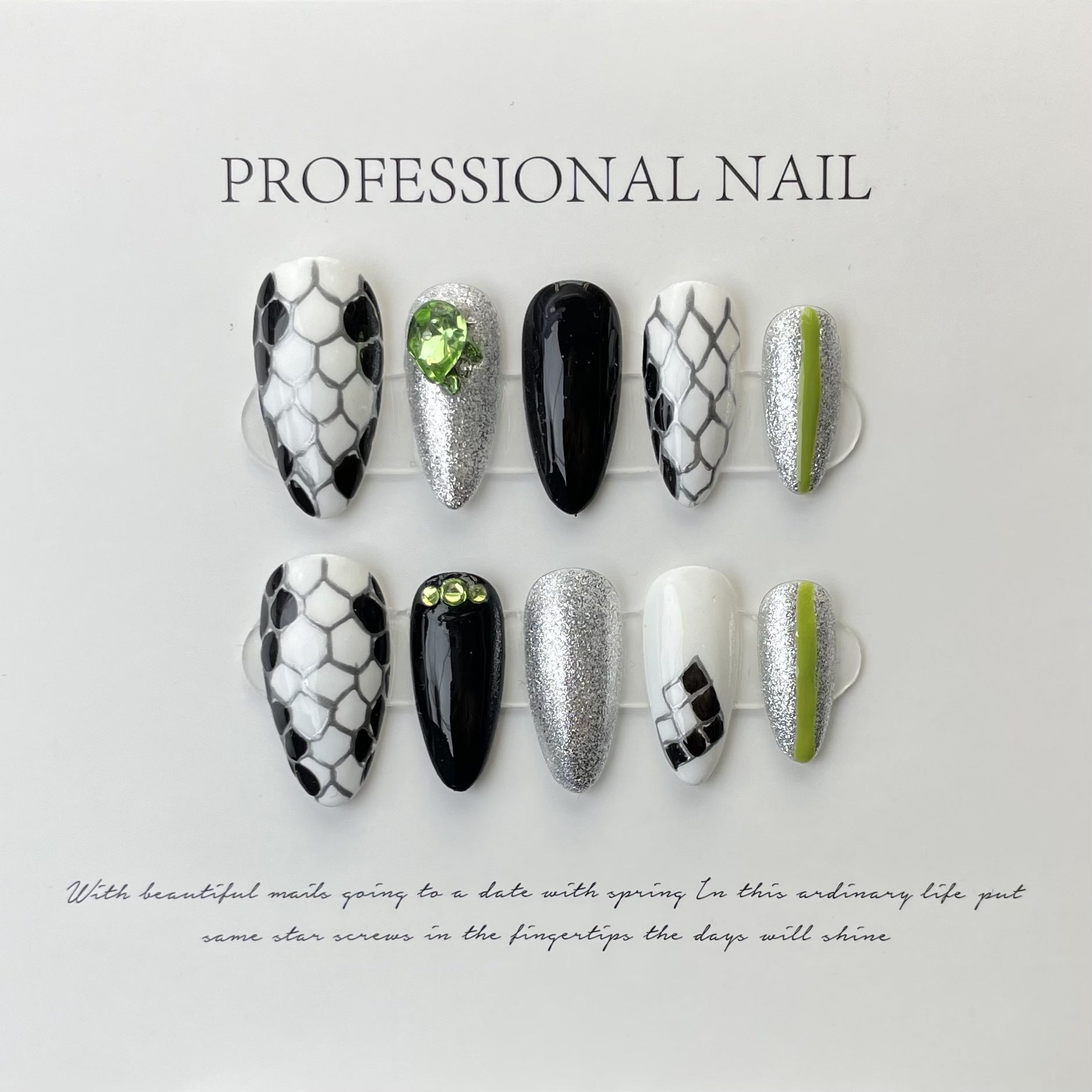 Press-on nails（manual） (long)（Section 1) (1-25）