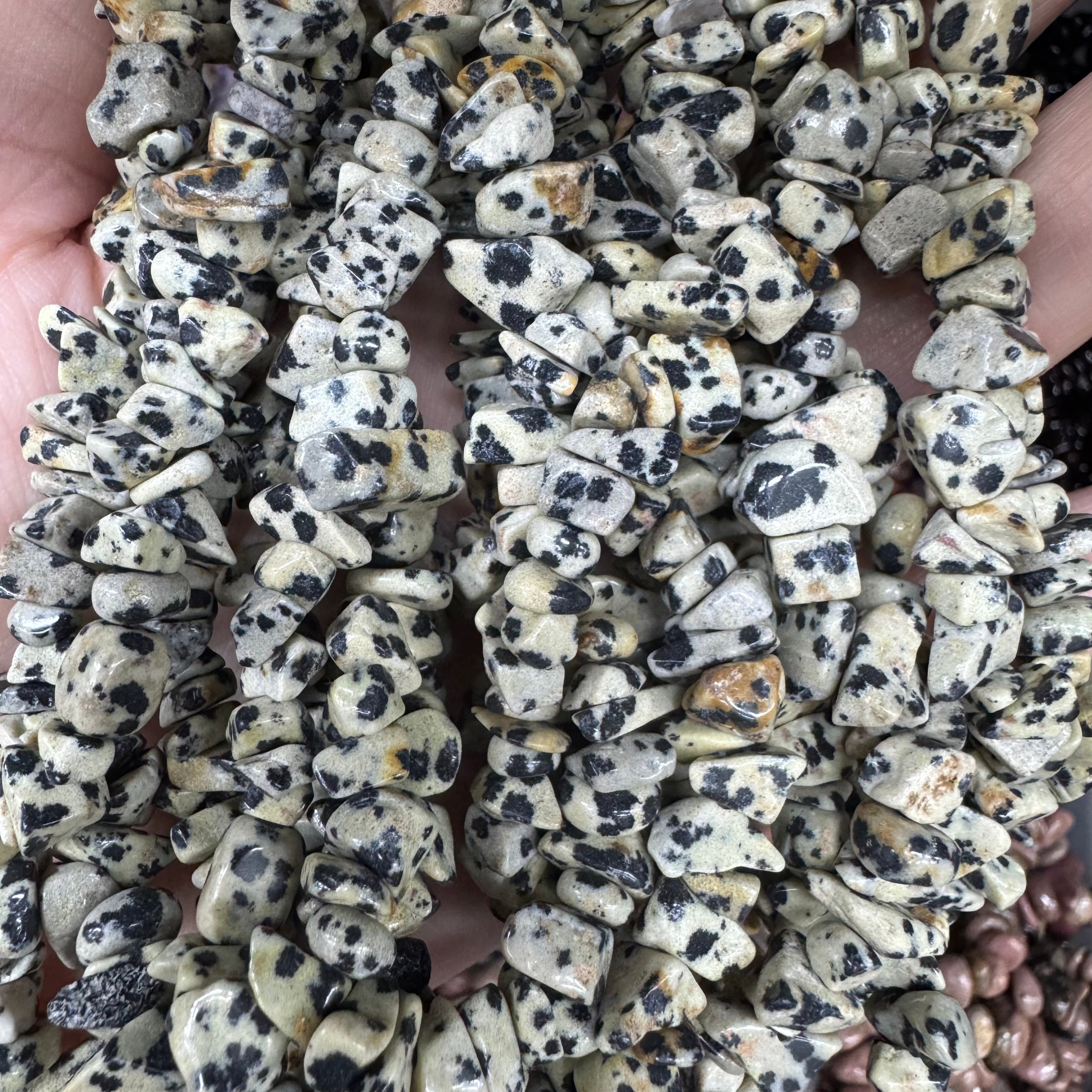 Natural crystal chip beads (irregular shape)