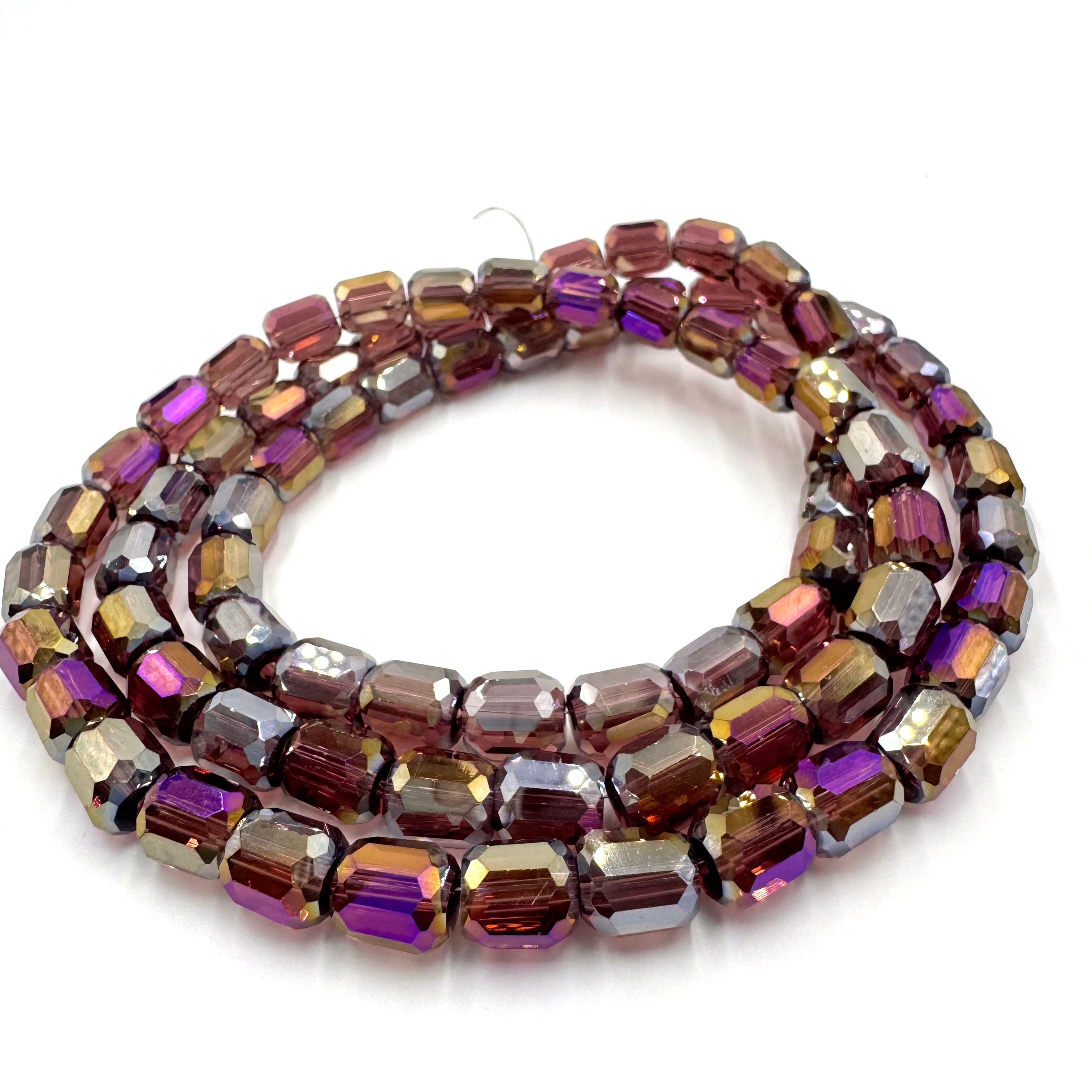 Barrel-shaped beads (8mm)