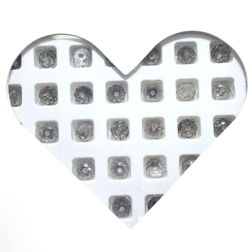 K9 crystal (Faceted shape)(glass beads ) 4mm
