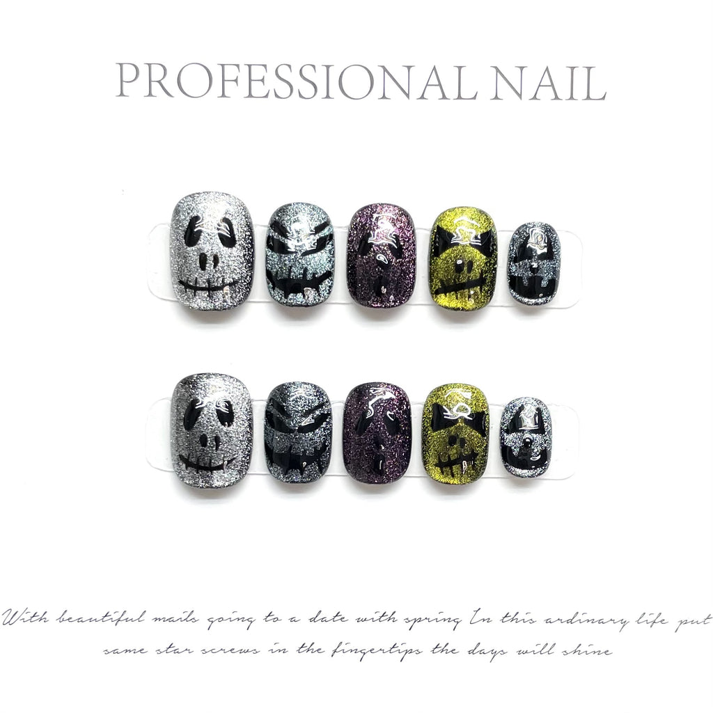 Halloween press-on nails