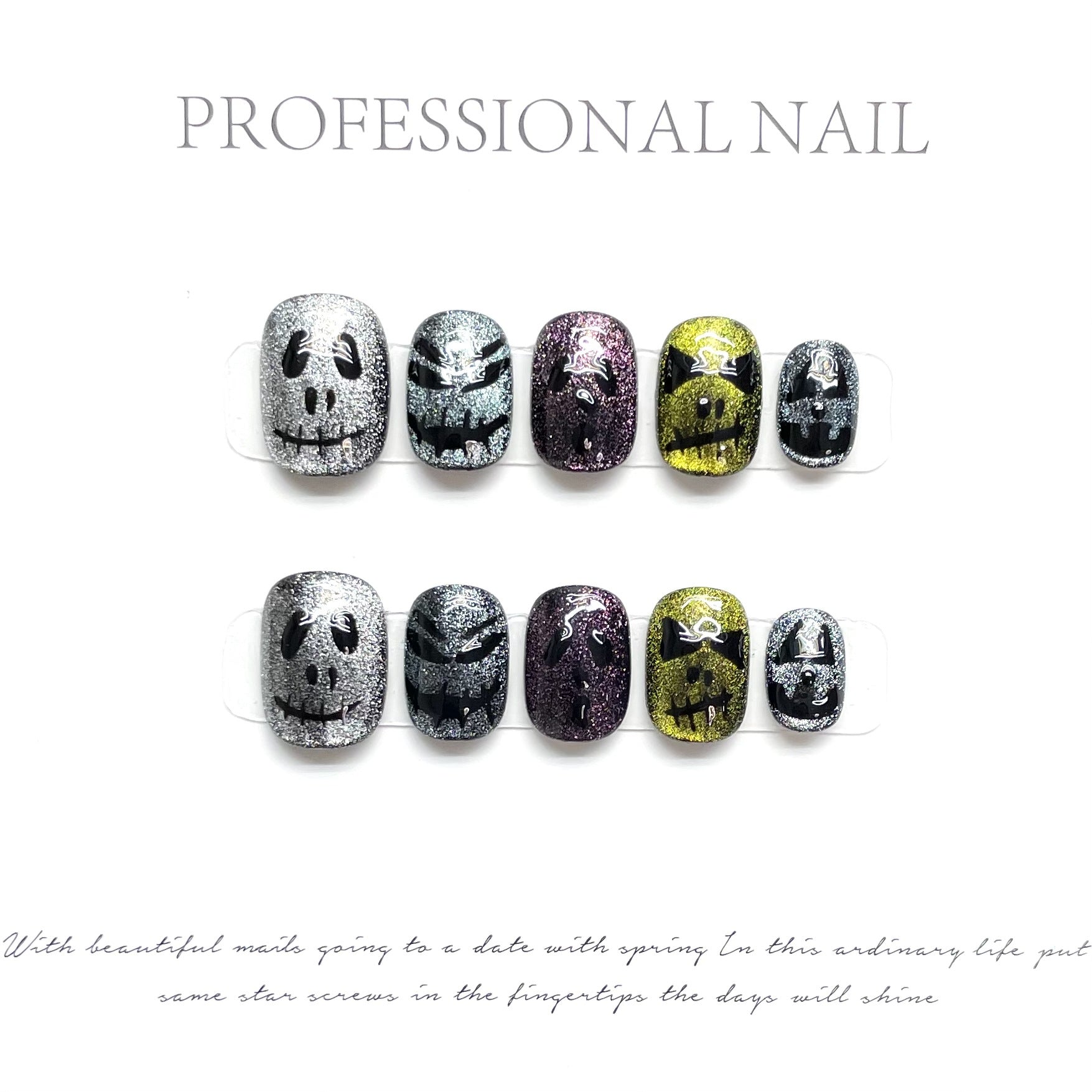 Halloween press-on nails