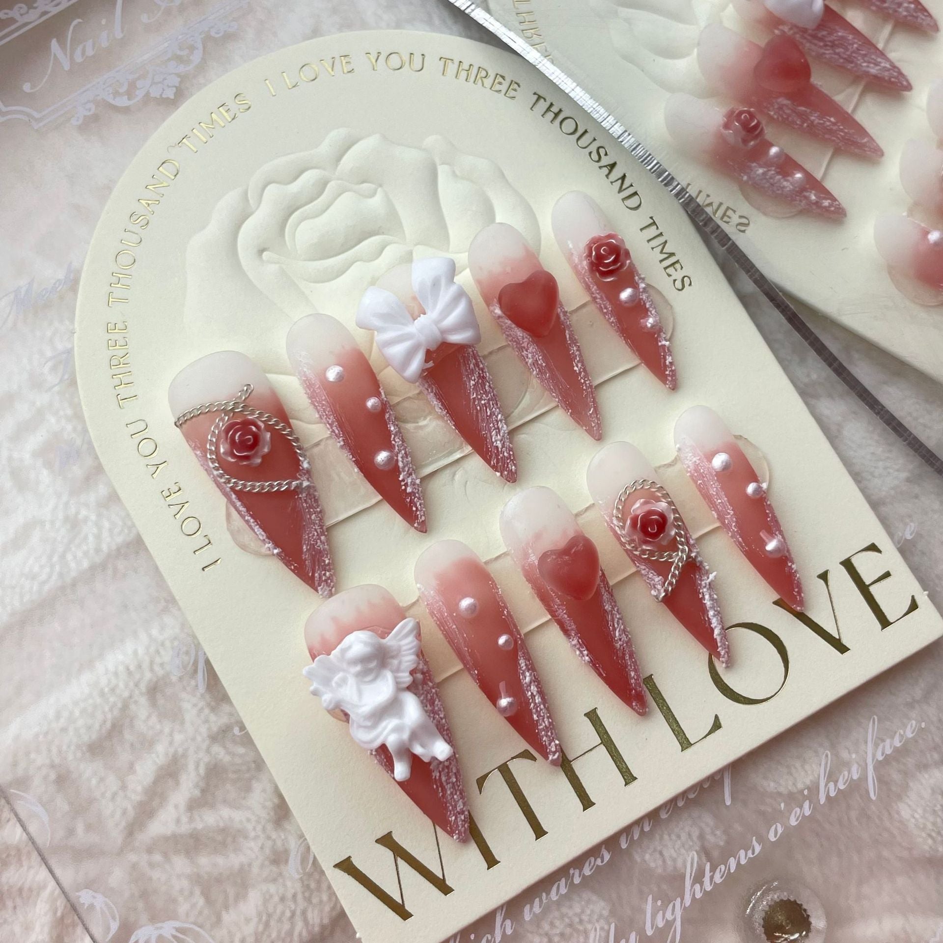 Press-on nails（manual） (long)（Section 1) (1-25）