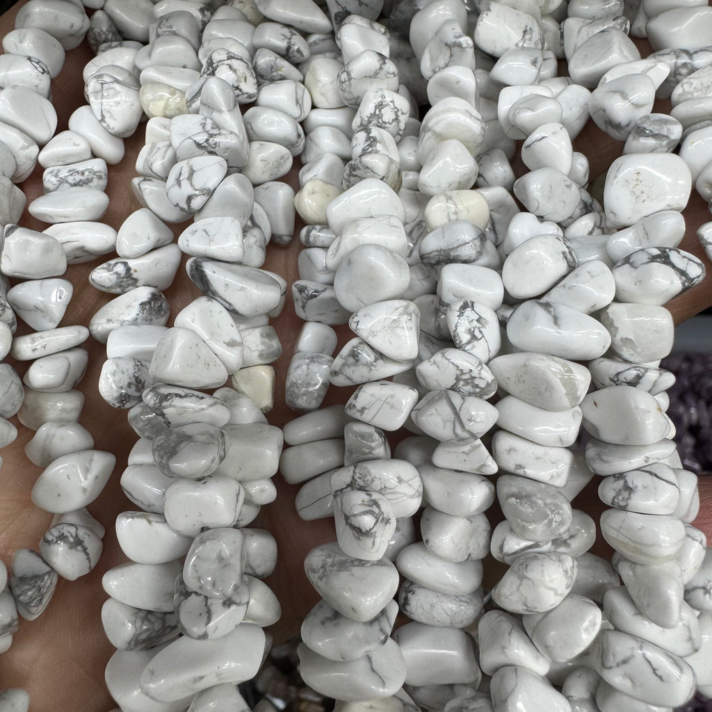Natural crystal chip beads (irregular shape)
