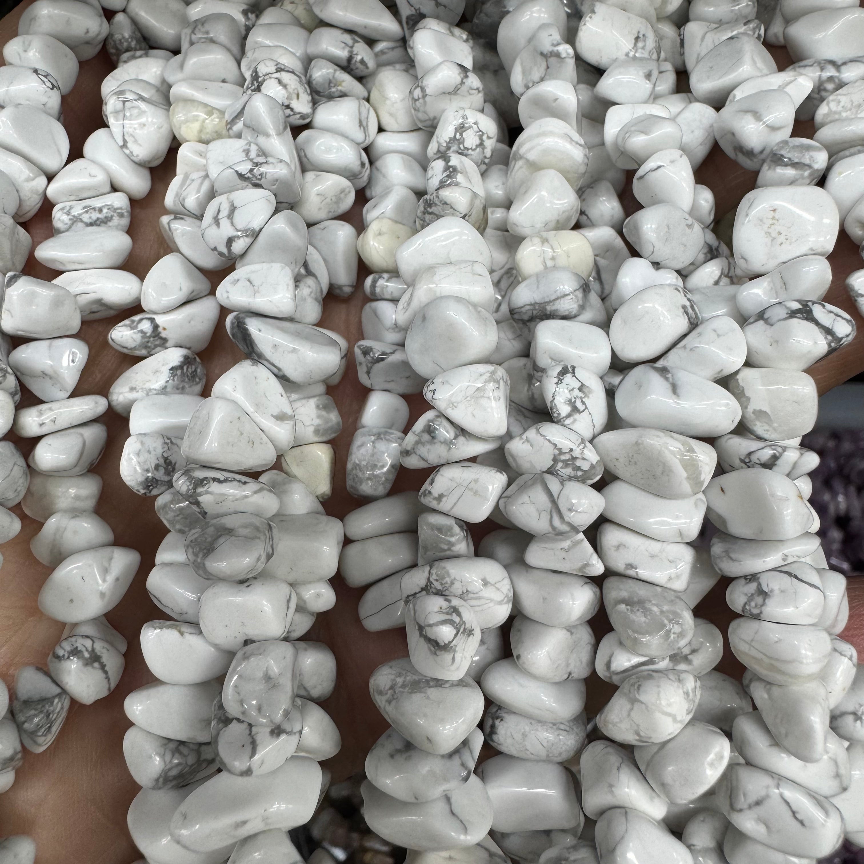 Natural crystal chip beads (irregular shape)