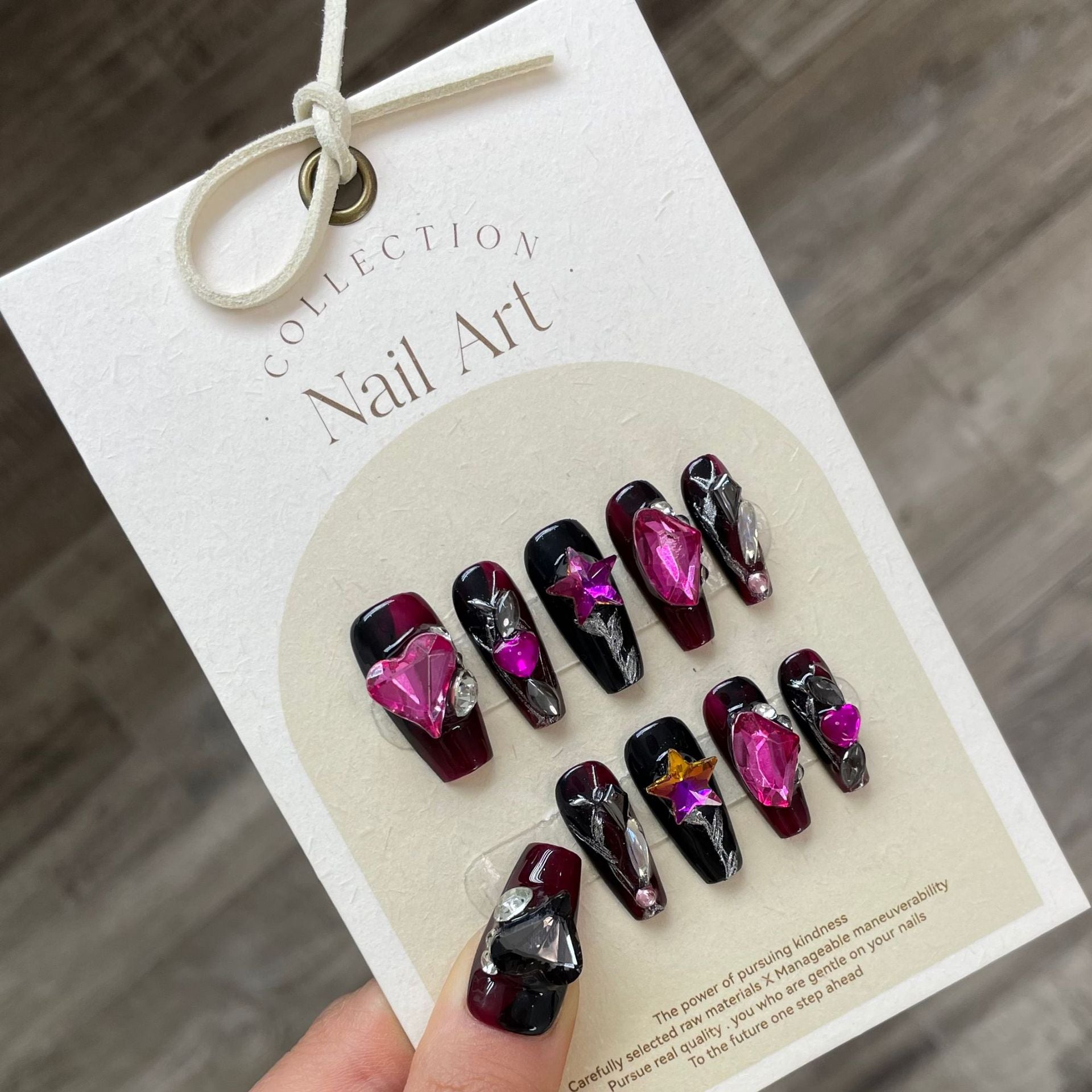 Press-on nails（manual） (long)（Section 1) (1-25）