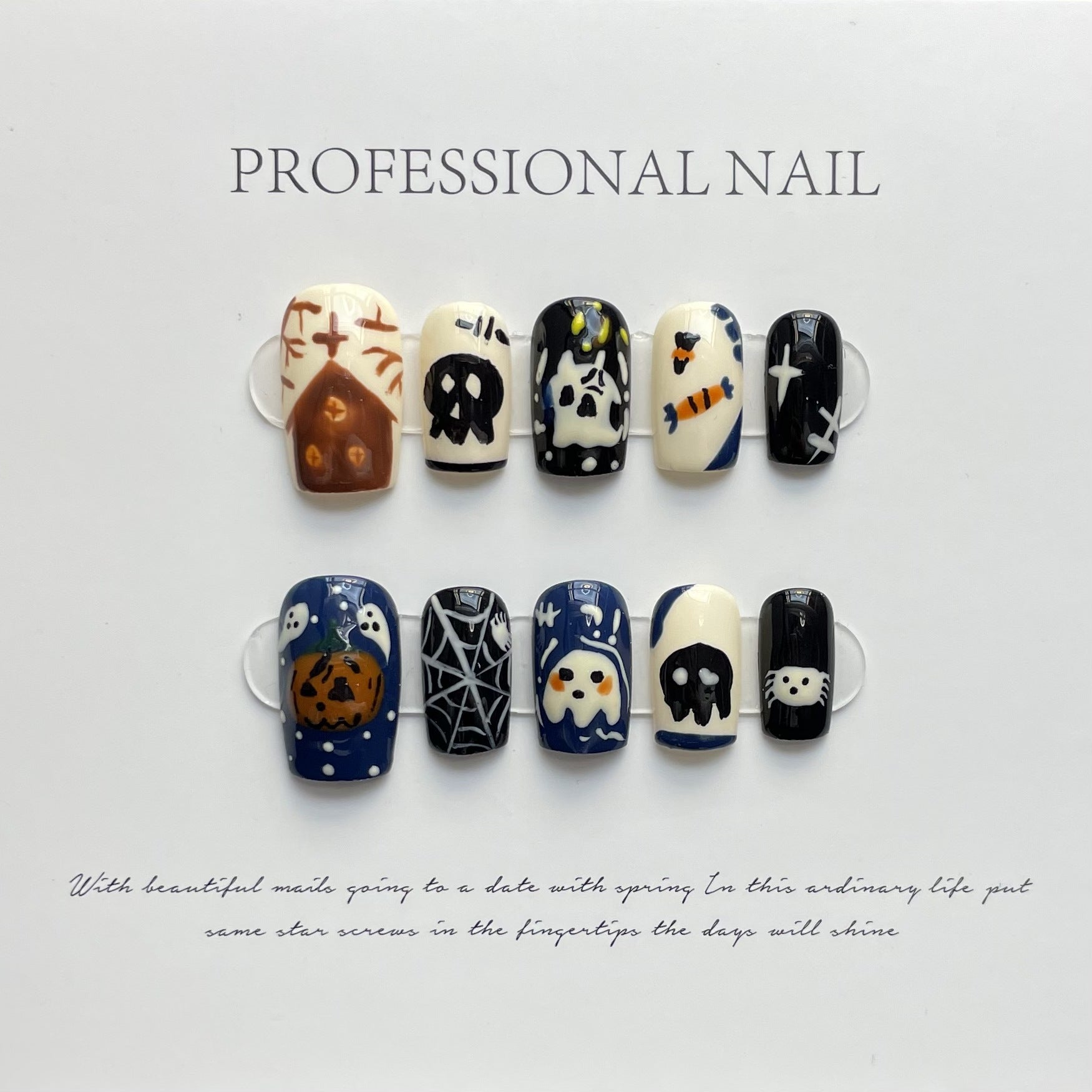 Halloween press-on nails