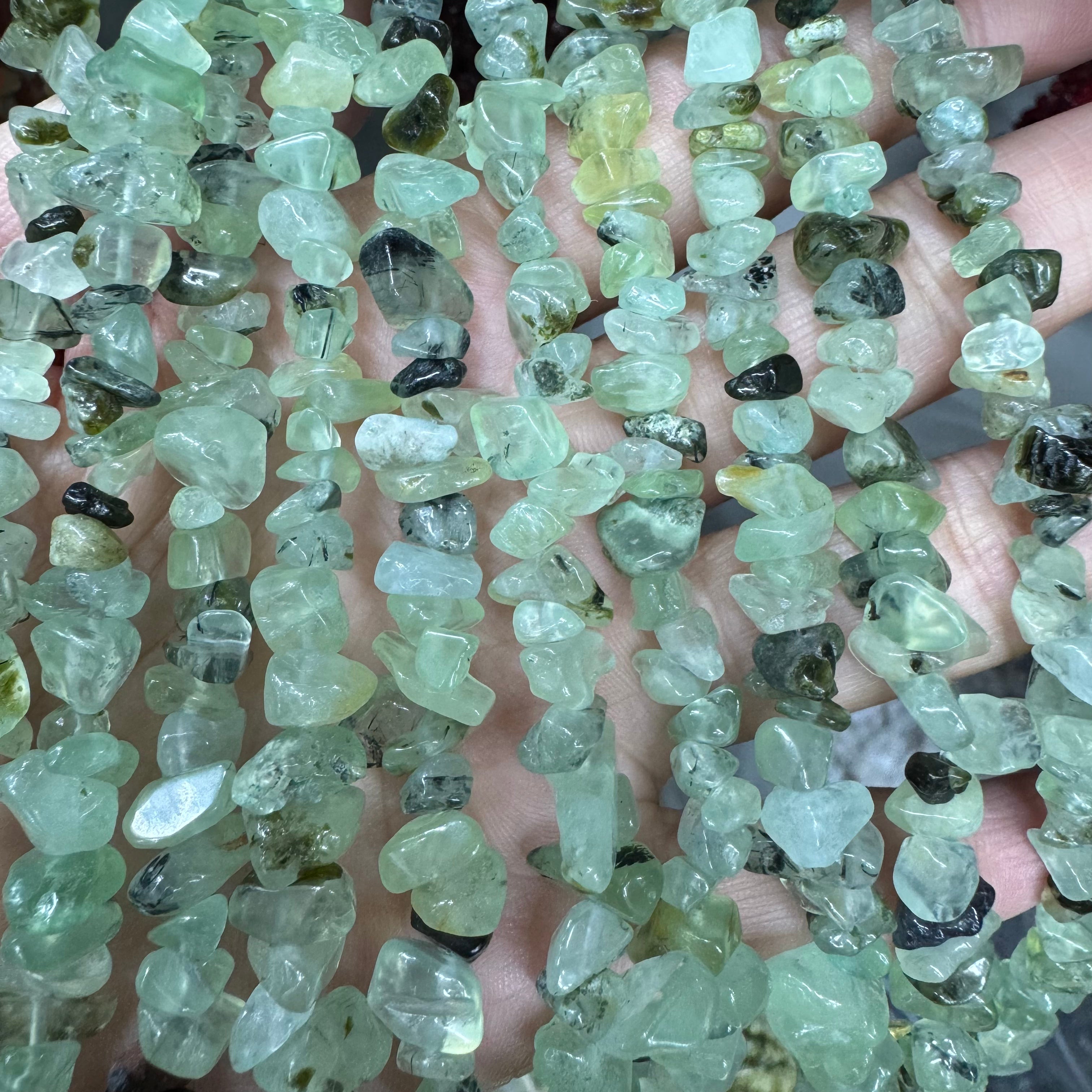 Natural crystal chip beads (irregular shape)
