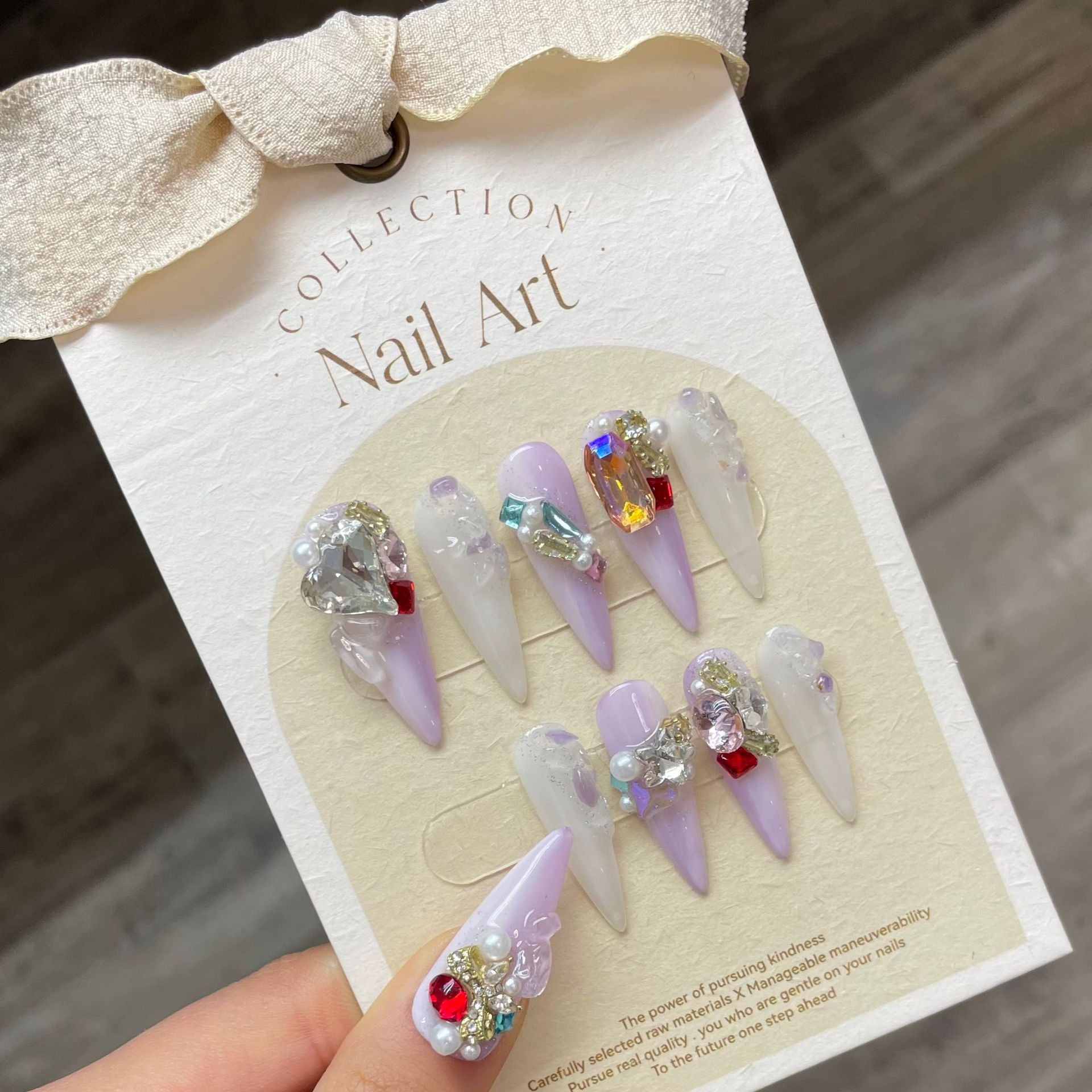 Press-on nails（manual） (long)（Section 1) (1-25）