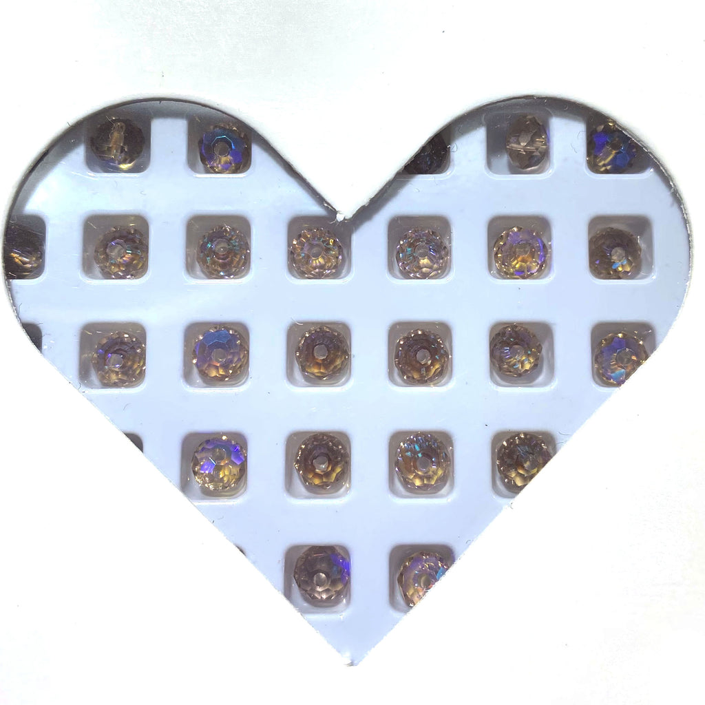 K9 crystal (Faceted shape)(glass beads ) 4mm