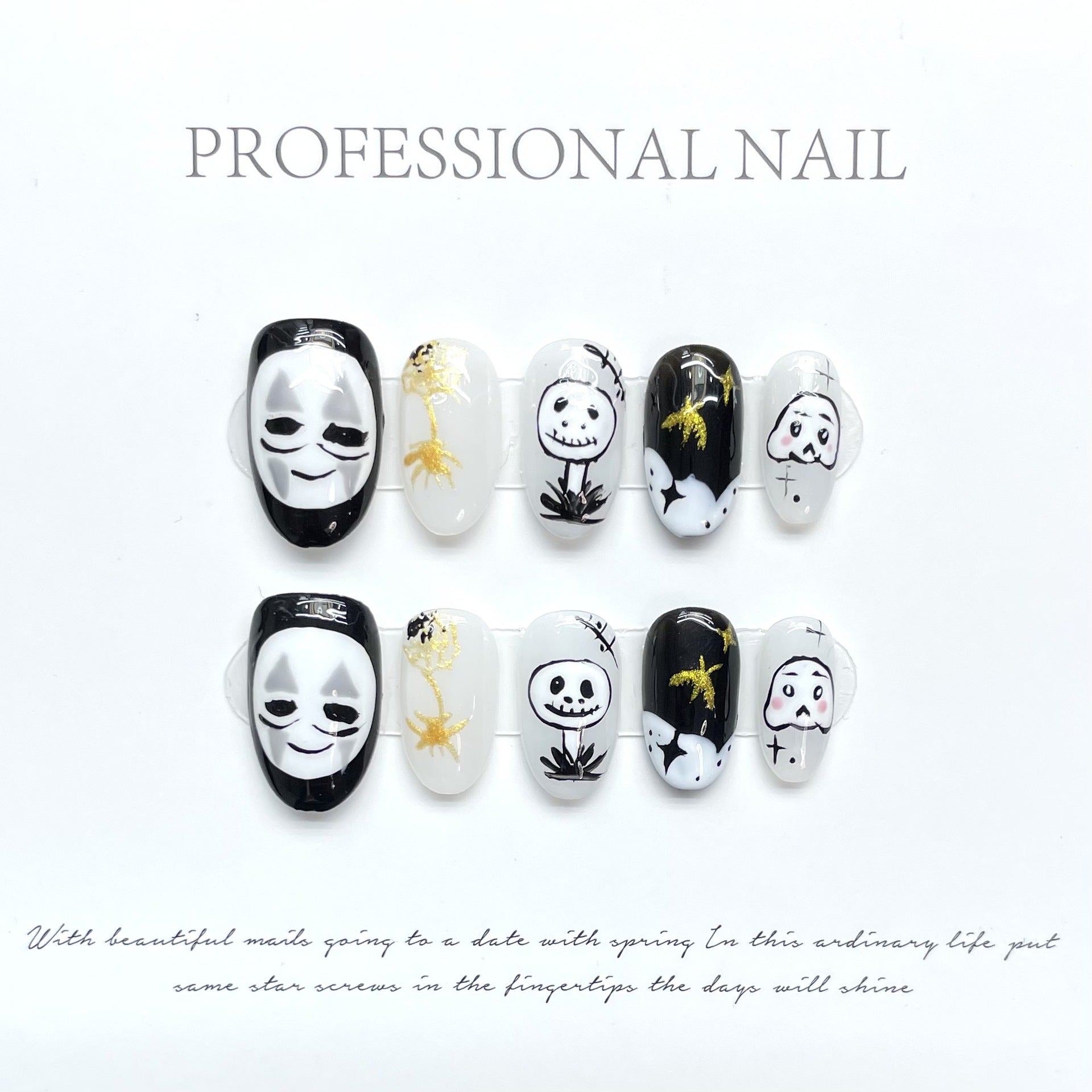 Halloween press-on nails