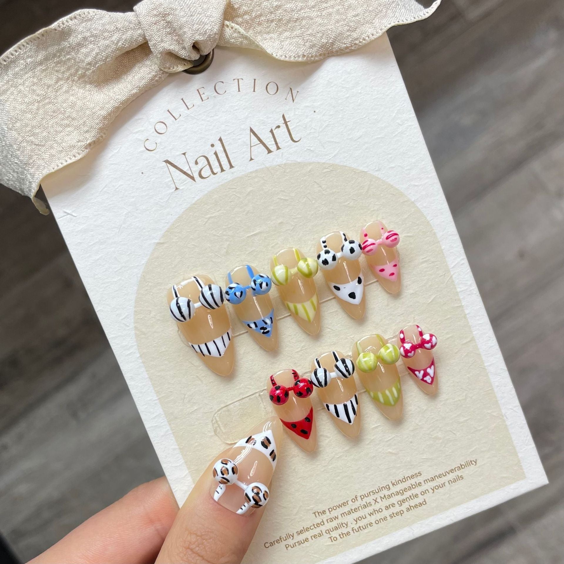 Press-on nails（manual） (long)（Section 1) (1-25）