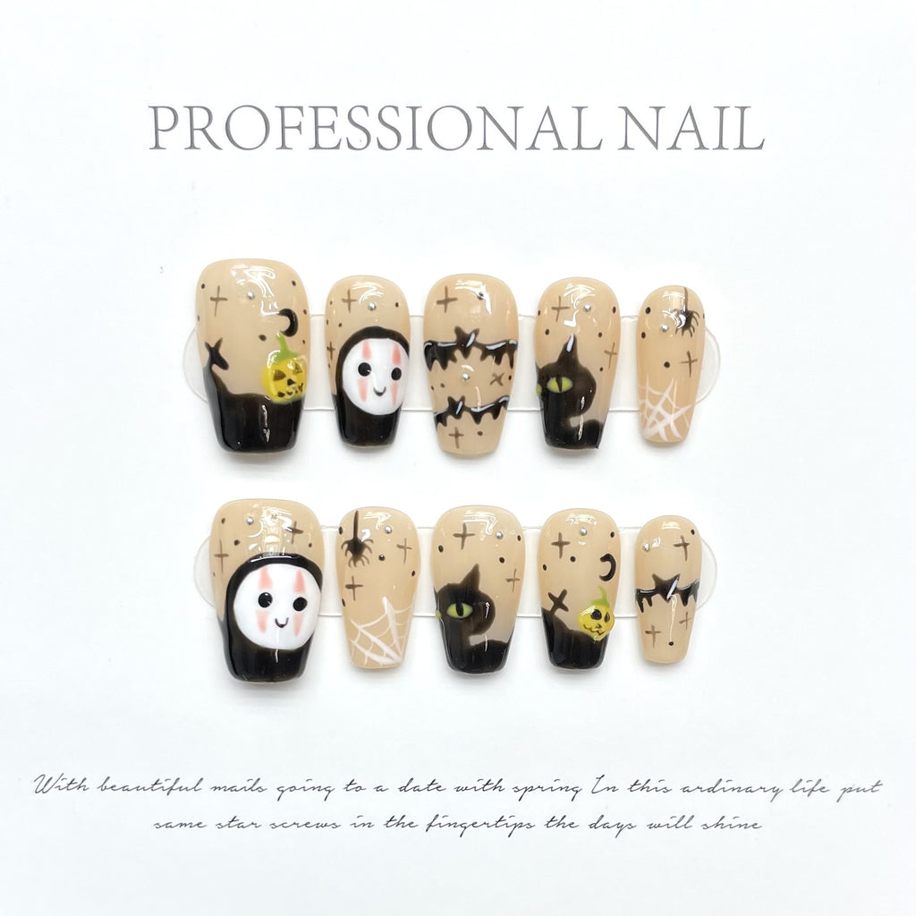 Halloween press-on nails