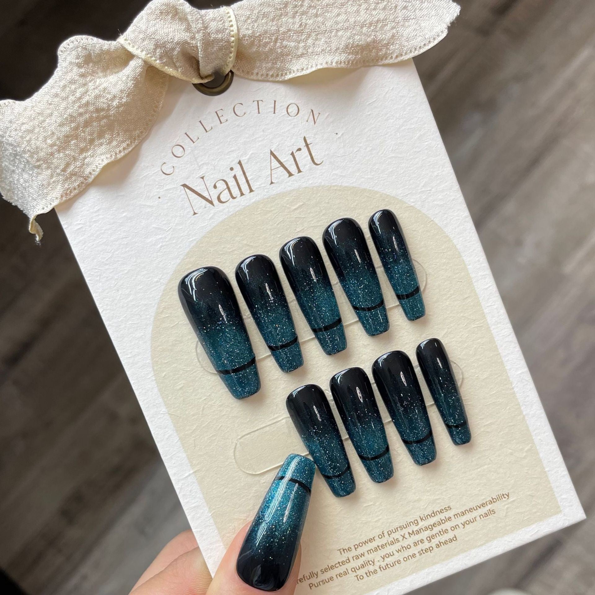 Press-on nails（manual） (long)（Section 1) (1-25）