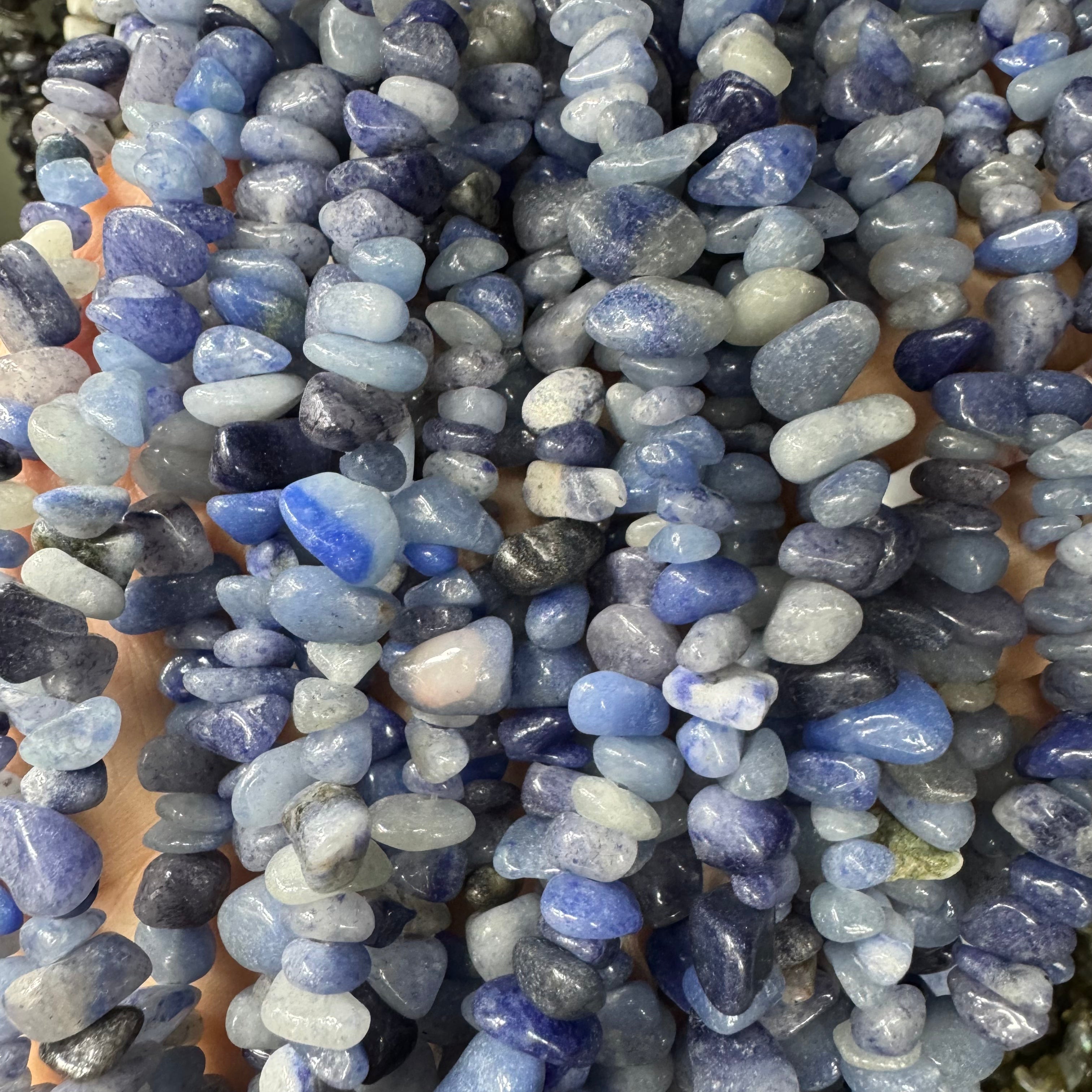 Natural crystal chip beads (irregular shape)