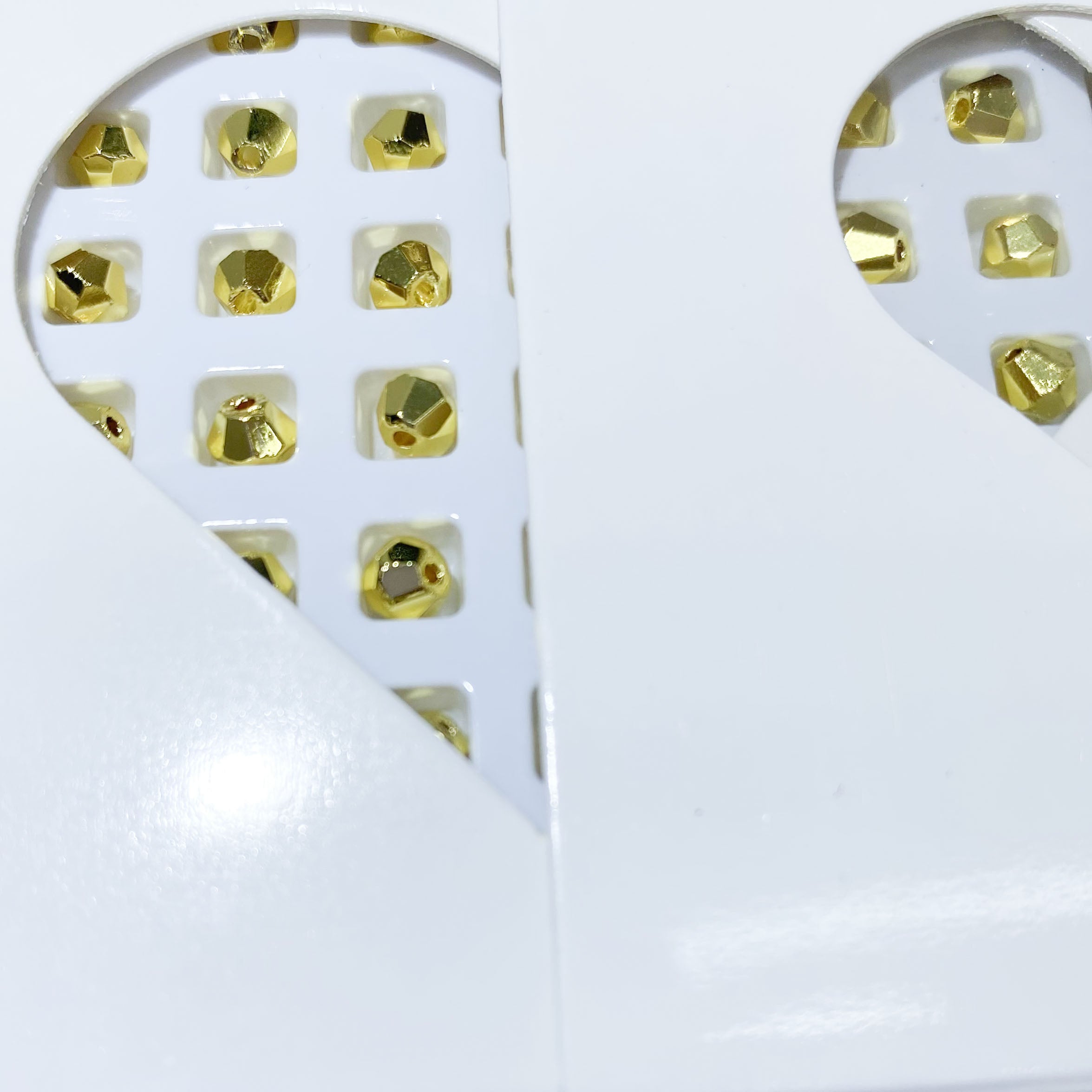 K9 crystal (bicone shape)(glass beads )4m m