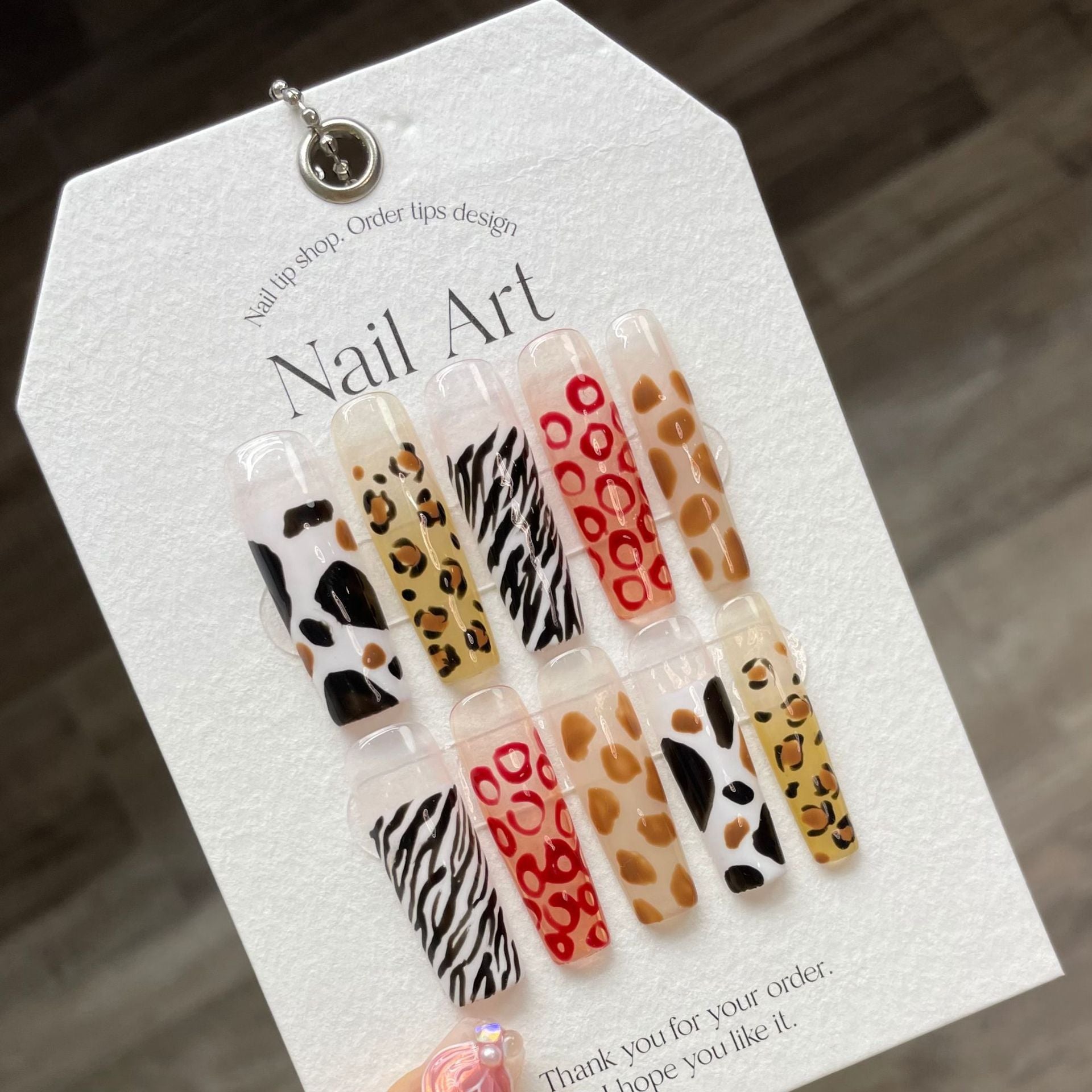 Press-on nails（manual） (long)（Section 1) (1-25）