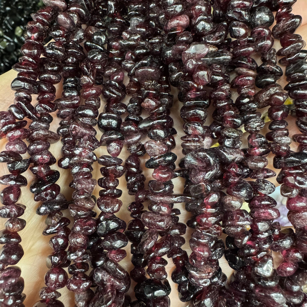 Natural crystal chip beads (irregular shape)