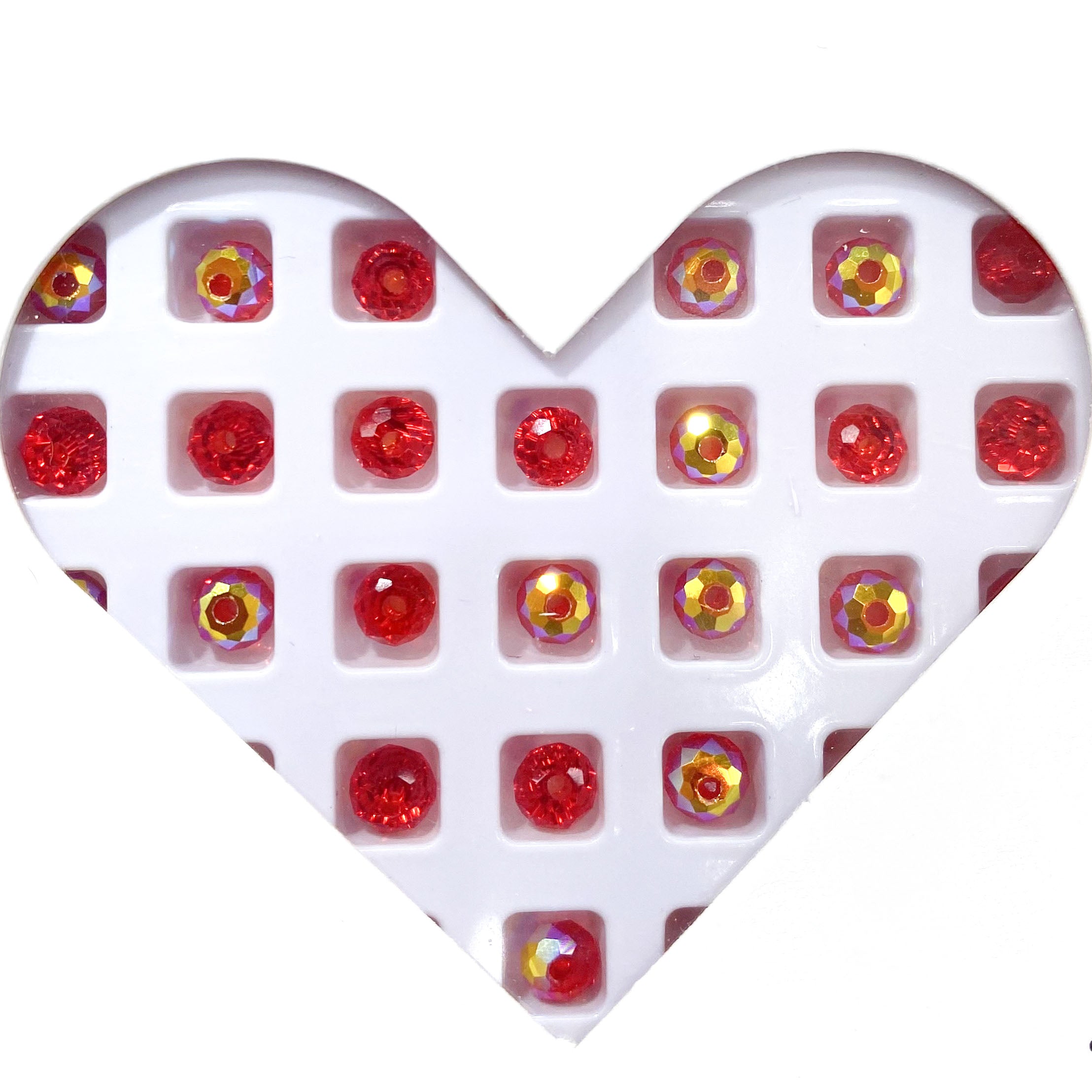 K9 crystal (Faceted shape)(glass beads ) 4mm