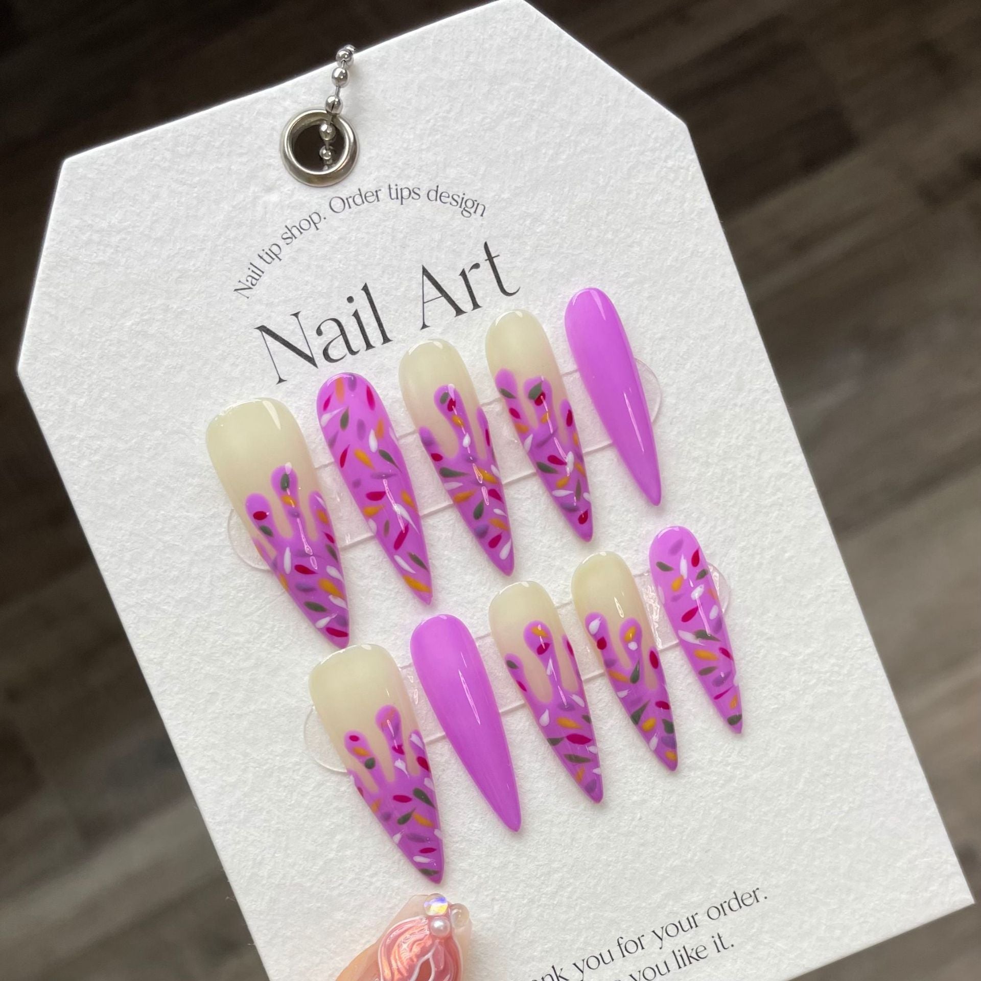 Press-on nails（manual） (long)（Section 1) (1-25）