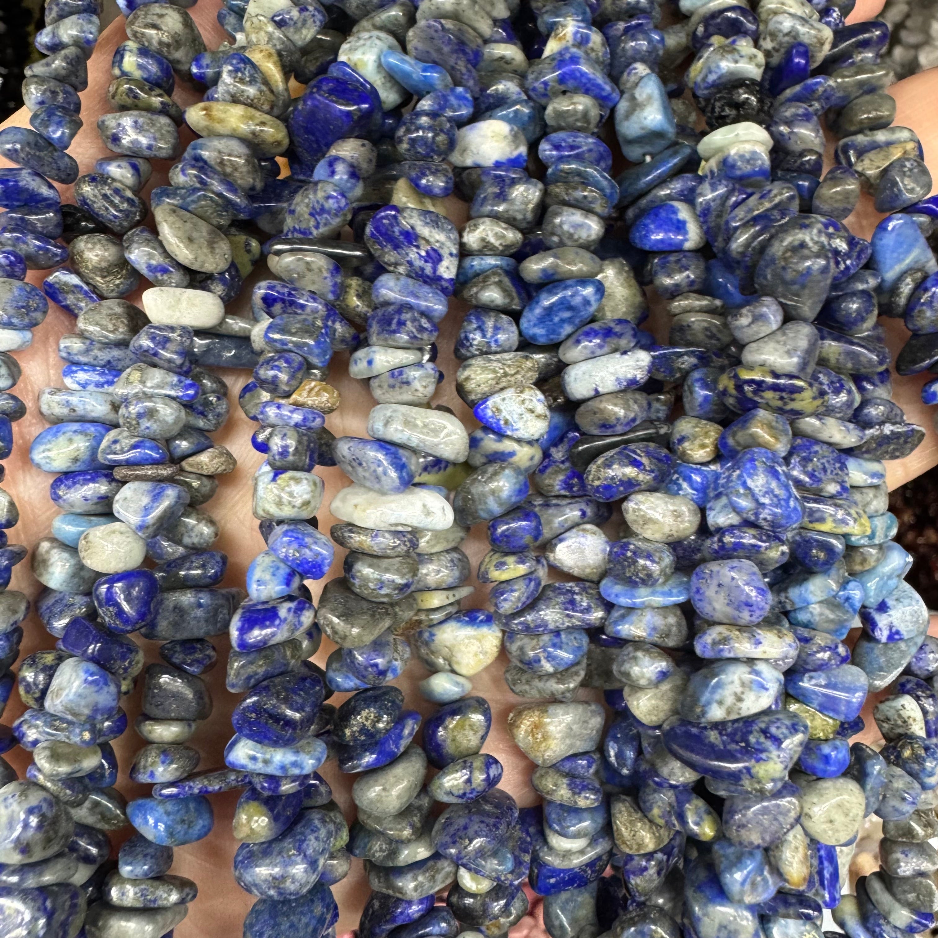 Natural crystal chip beads (irregular shape)