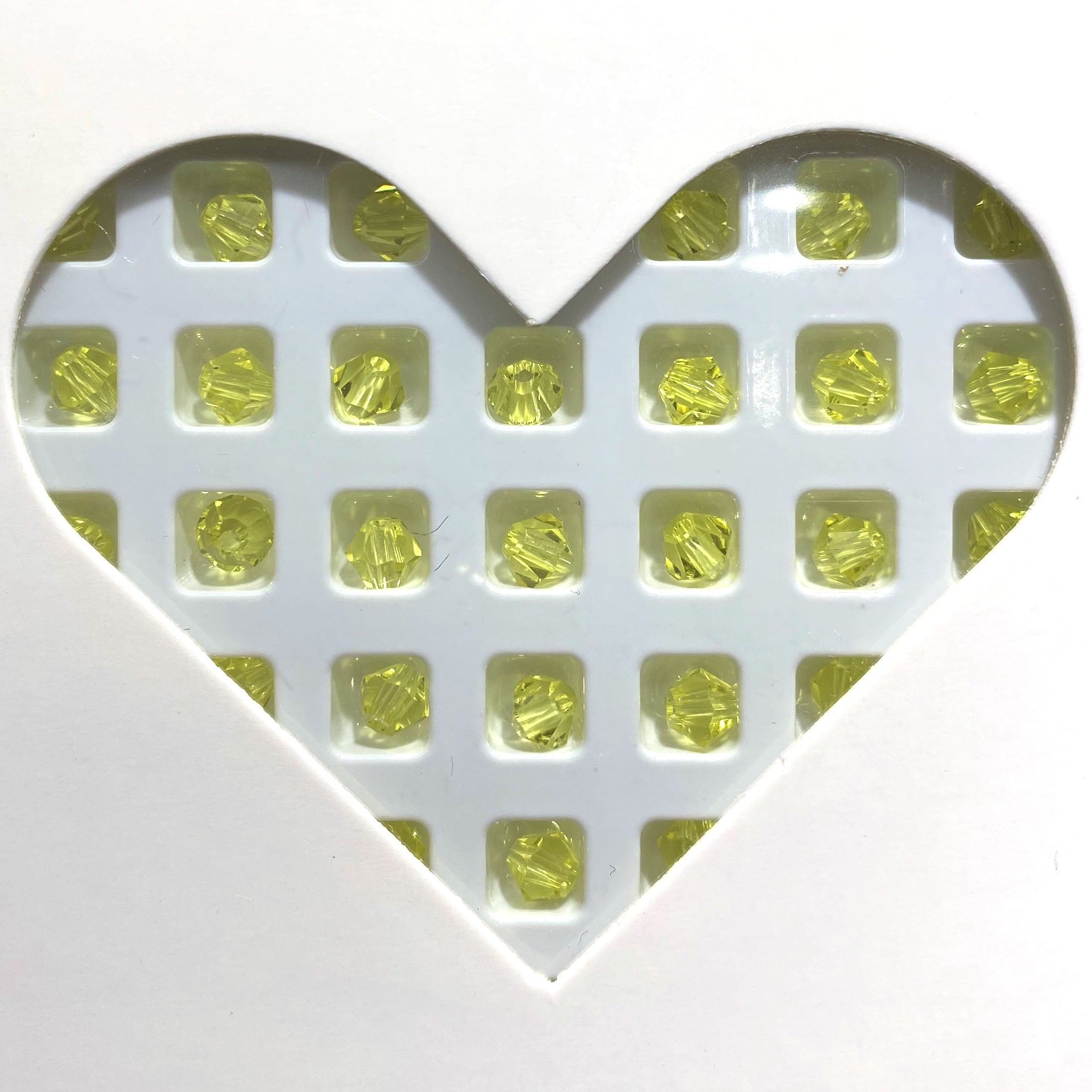 K9 crystal (bicone shape)(glass beads )4m m