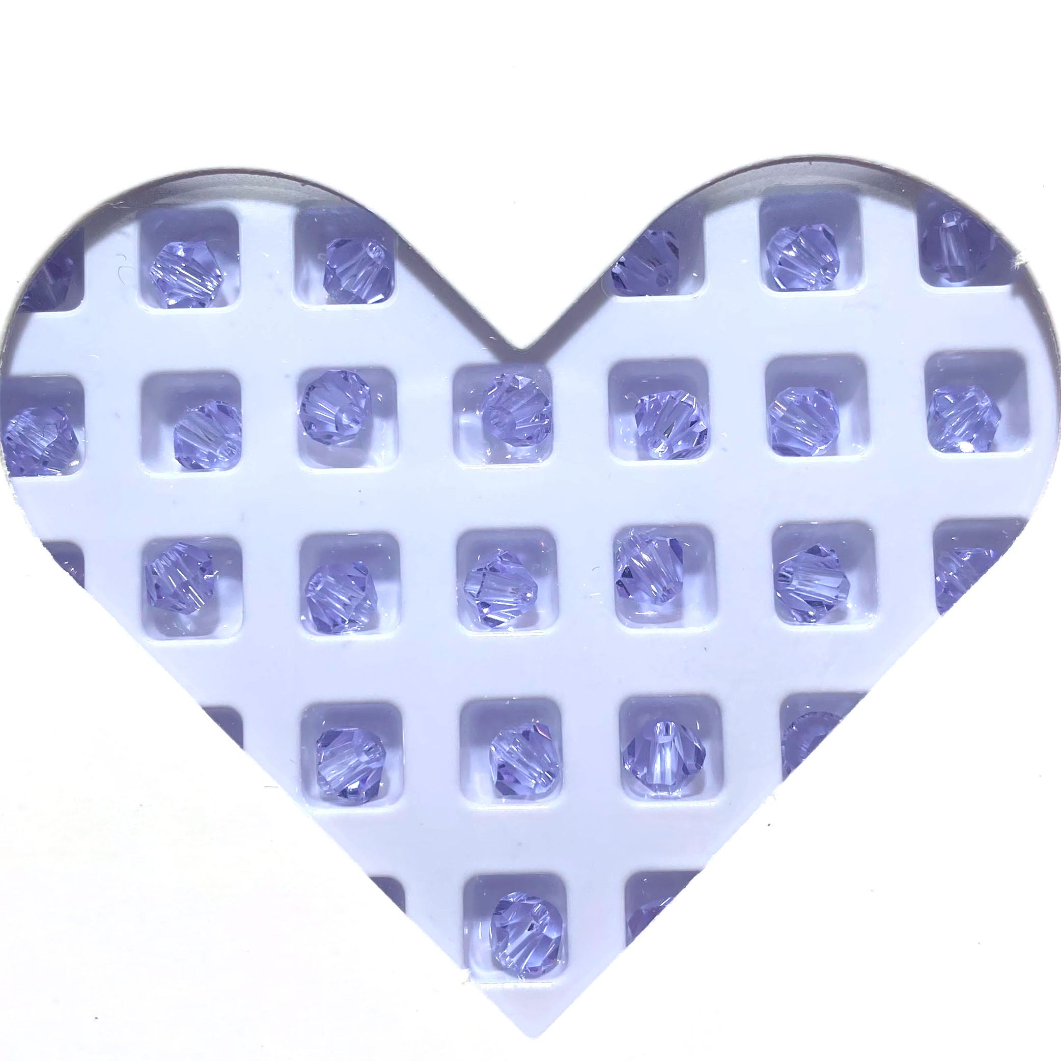K9 crystal (bicone shape)(glass beads )4m m