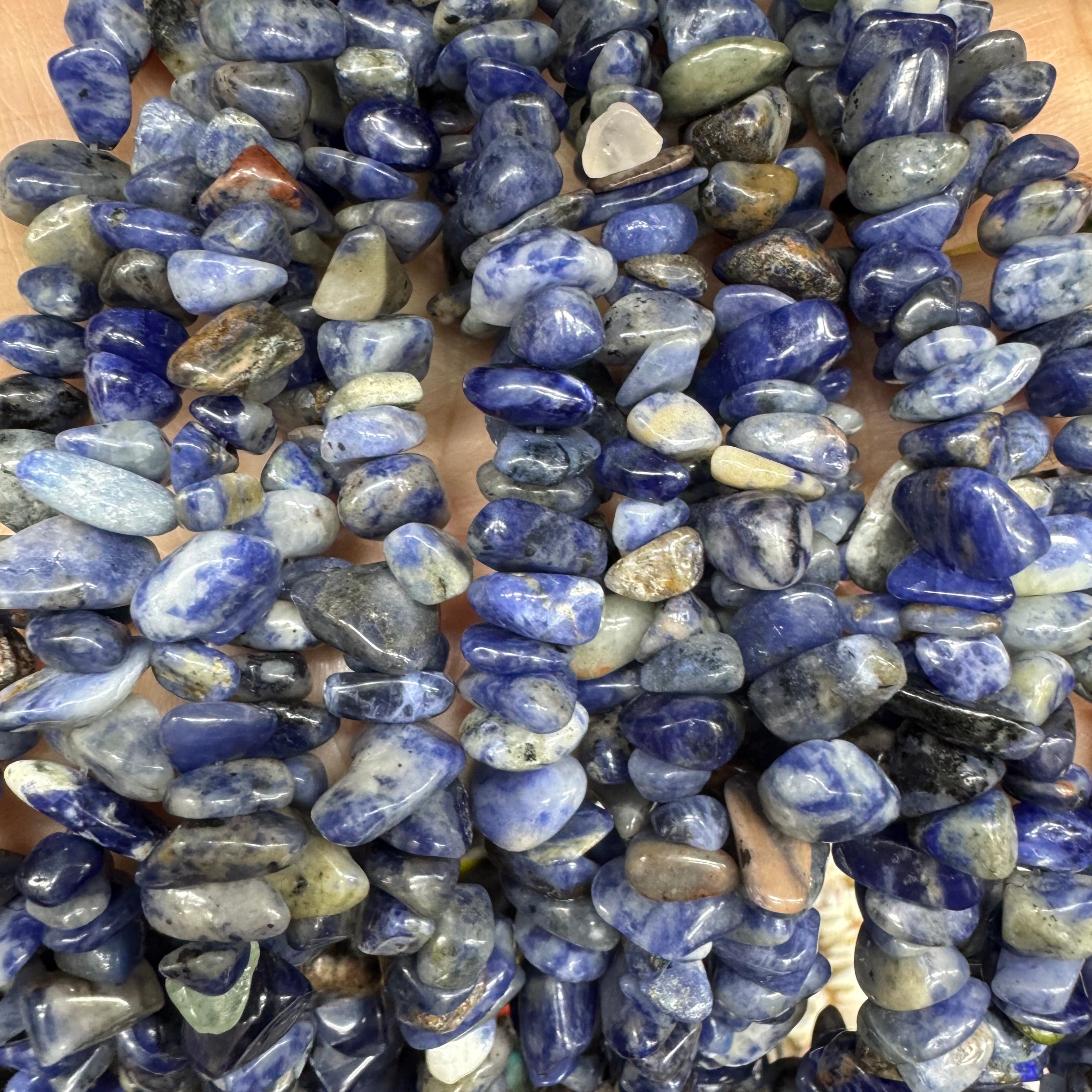 Natural crystal chip beads (irregular shape)