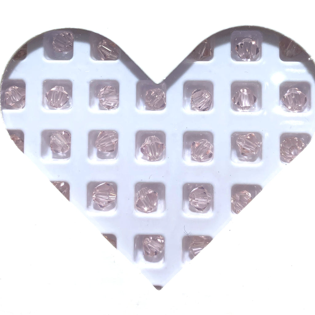 K9 crystal (bicone shape)(glass beads )4m m