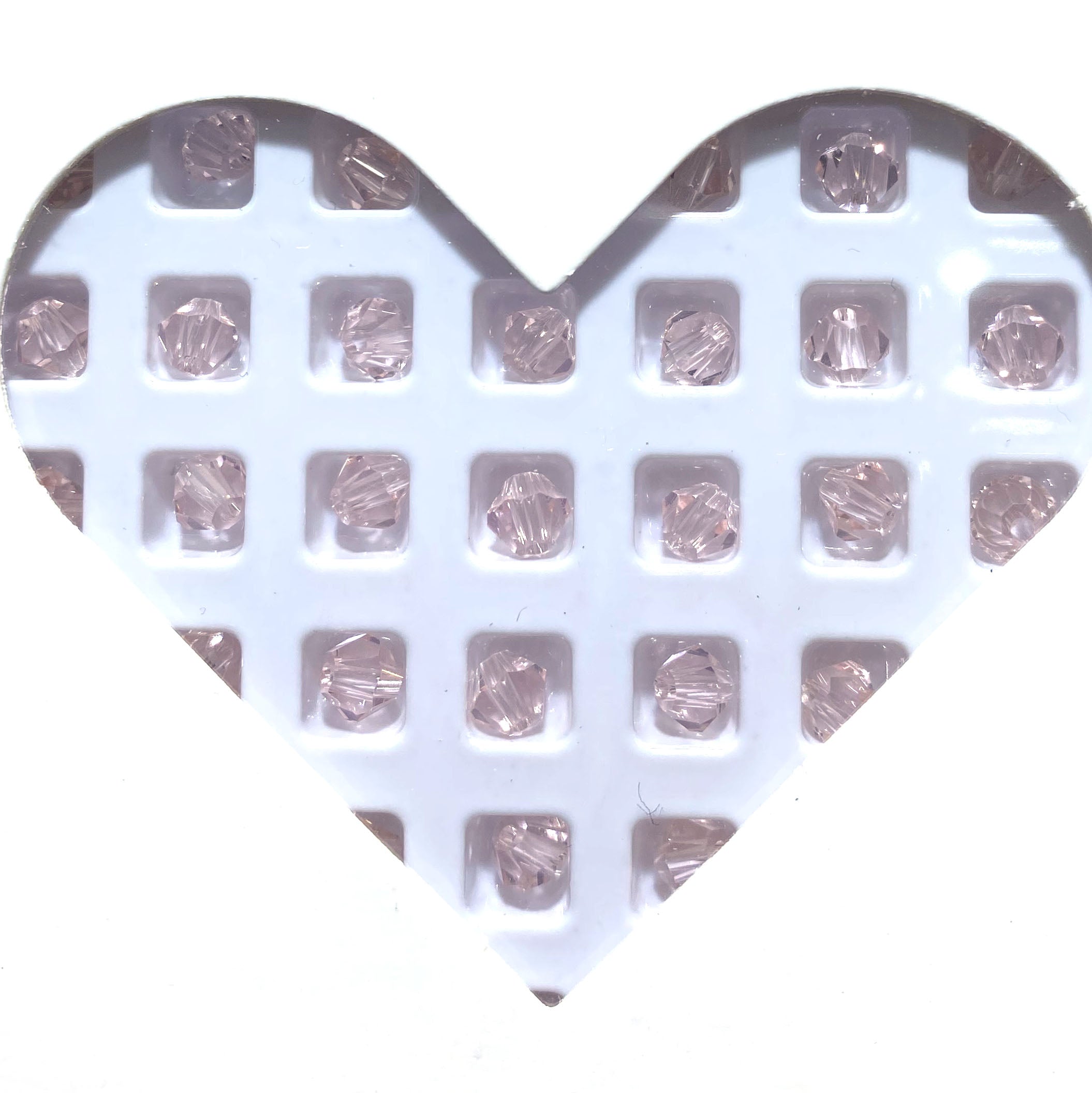 K9 crystal (bicone shape)(glass beads )4m m