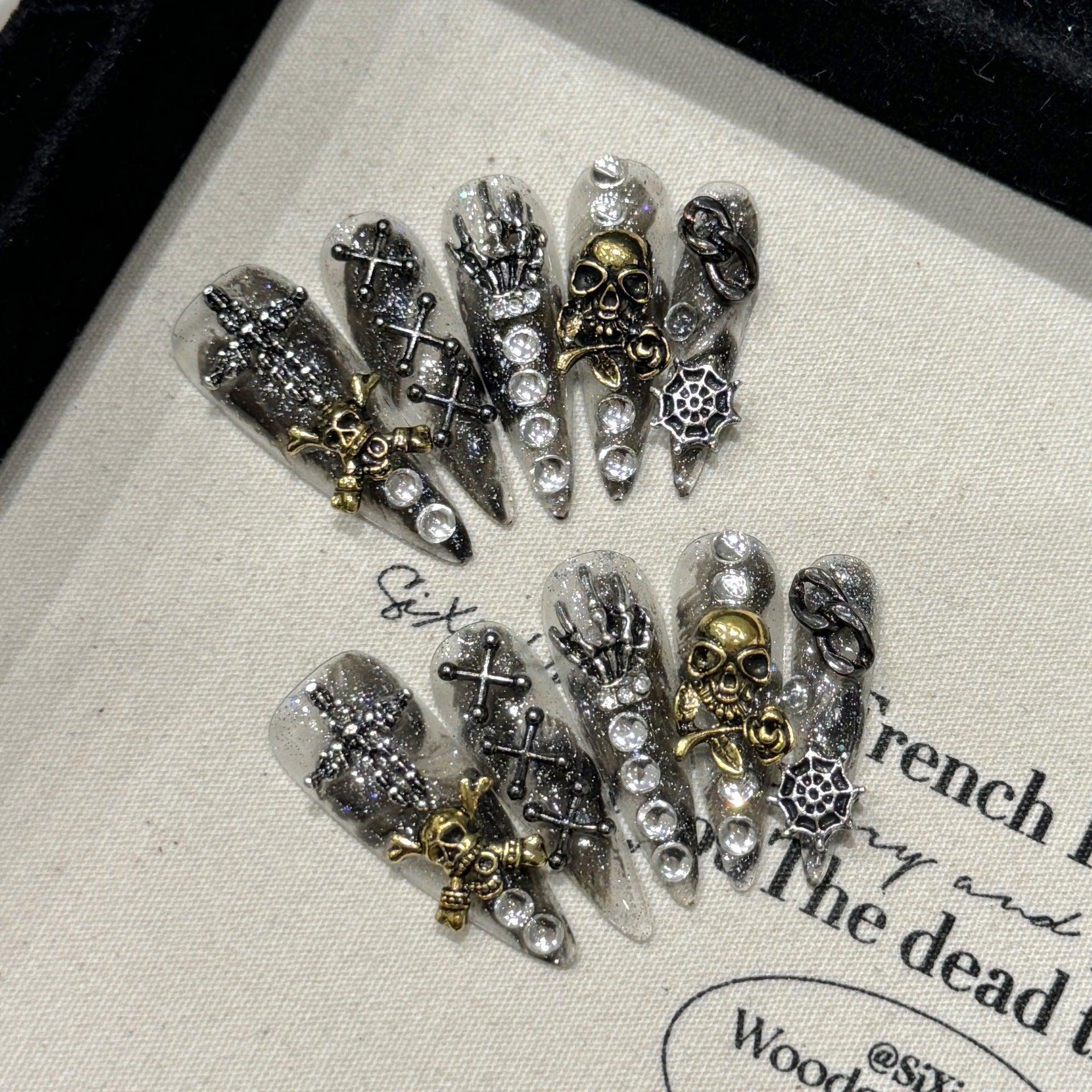 Press-on nails （manual）(long)（Section 2 ) (26-50）