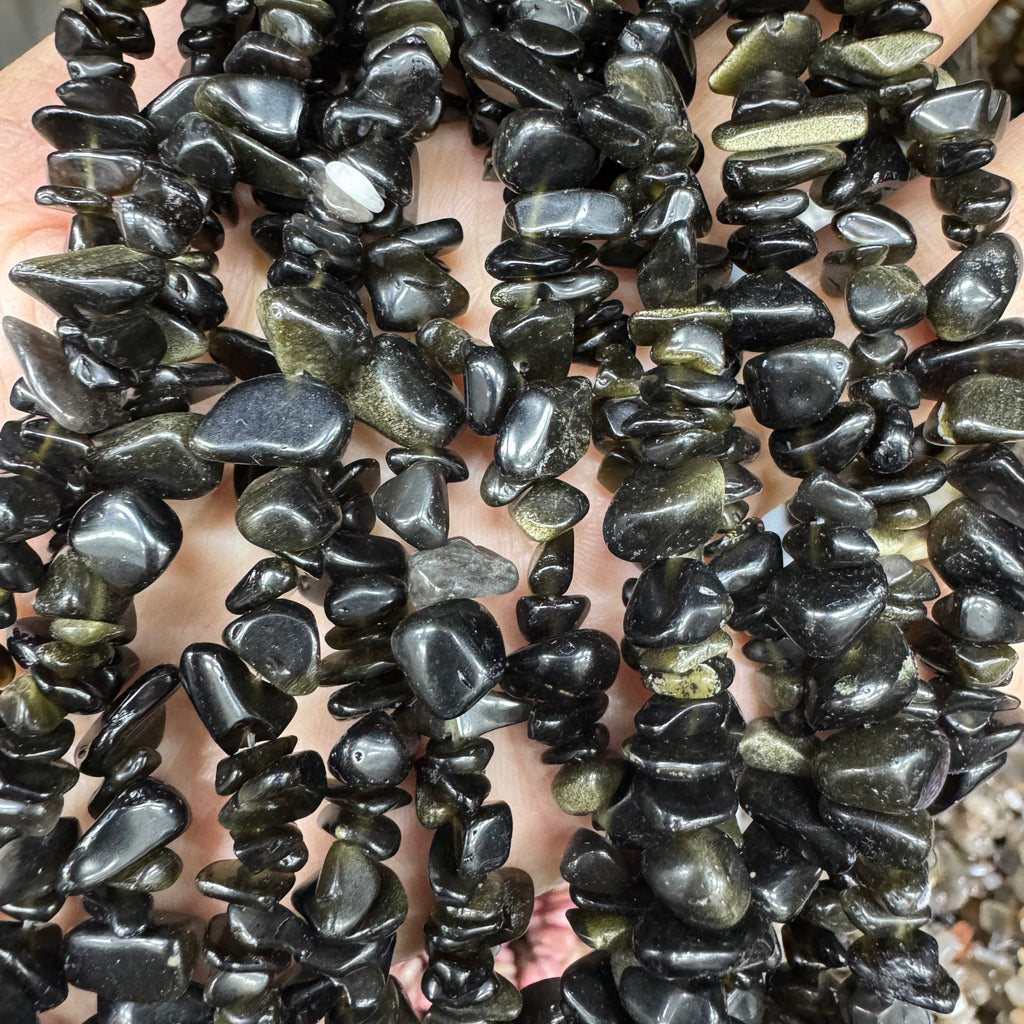 Natural crystal chip beads (irregular shape)