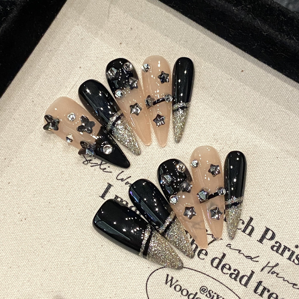 Press-on nails （manual）(long)（Section 2 ) (26-50）