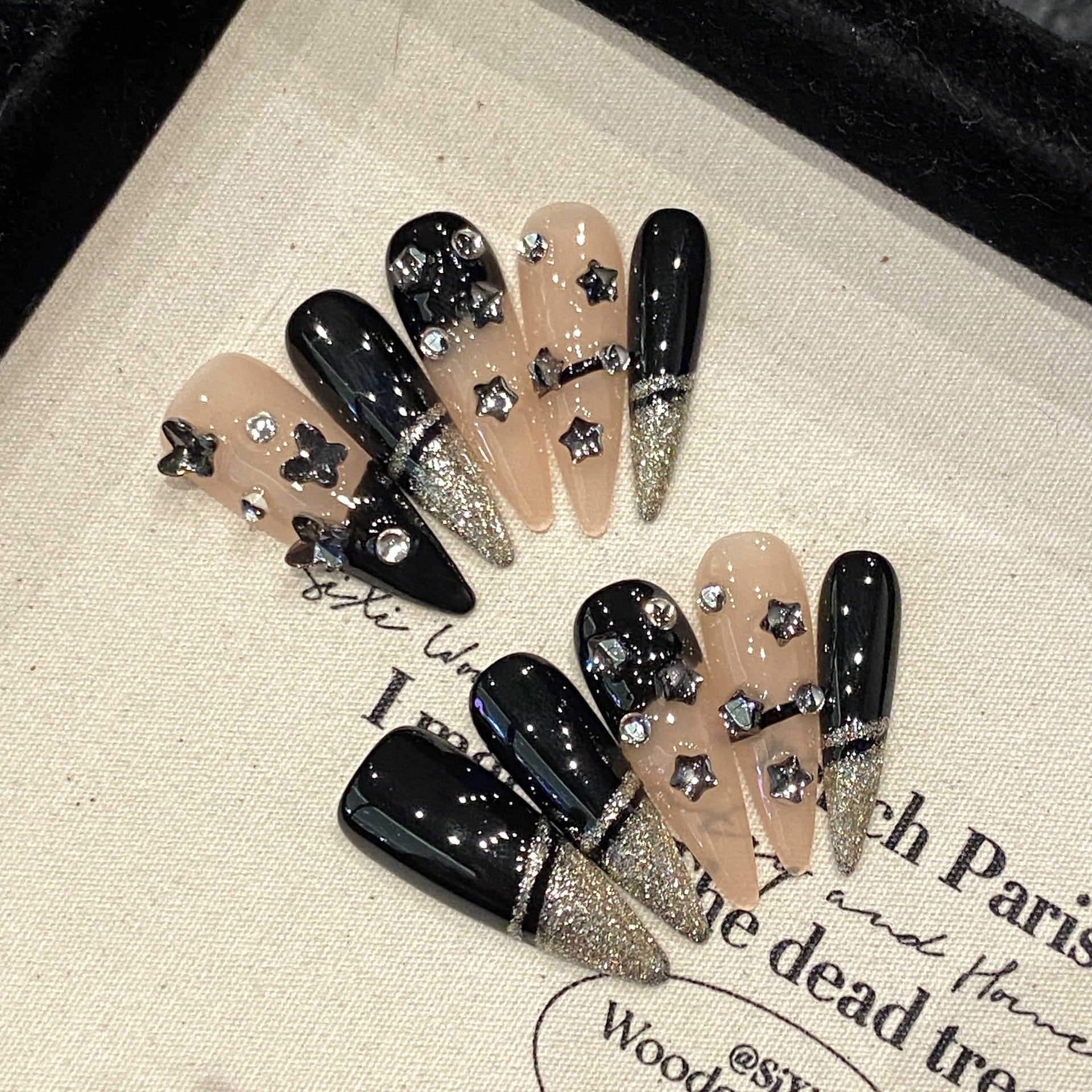Press-on nails （manual）(long)（Section 2 ) (26-50）