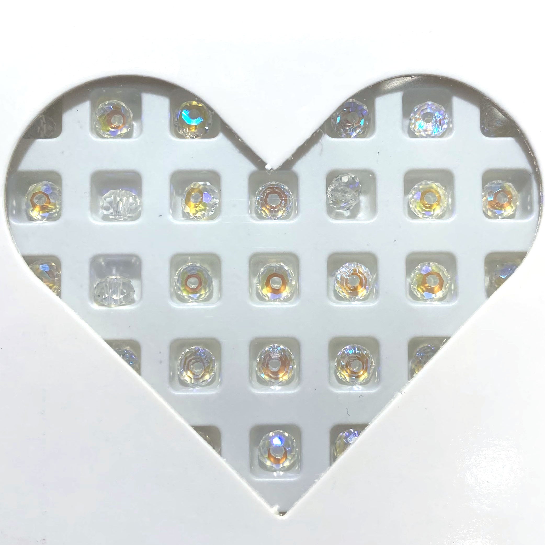 K9 crystal (Faceted shape)(glass beads ) 4mm