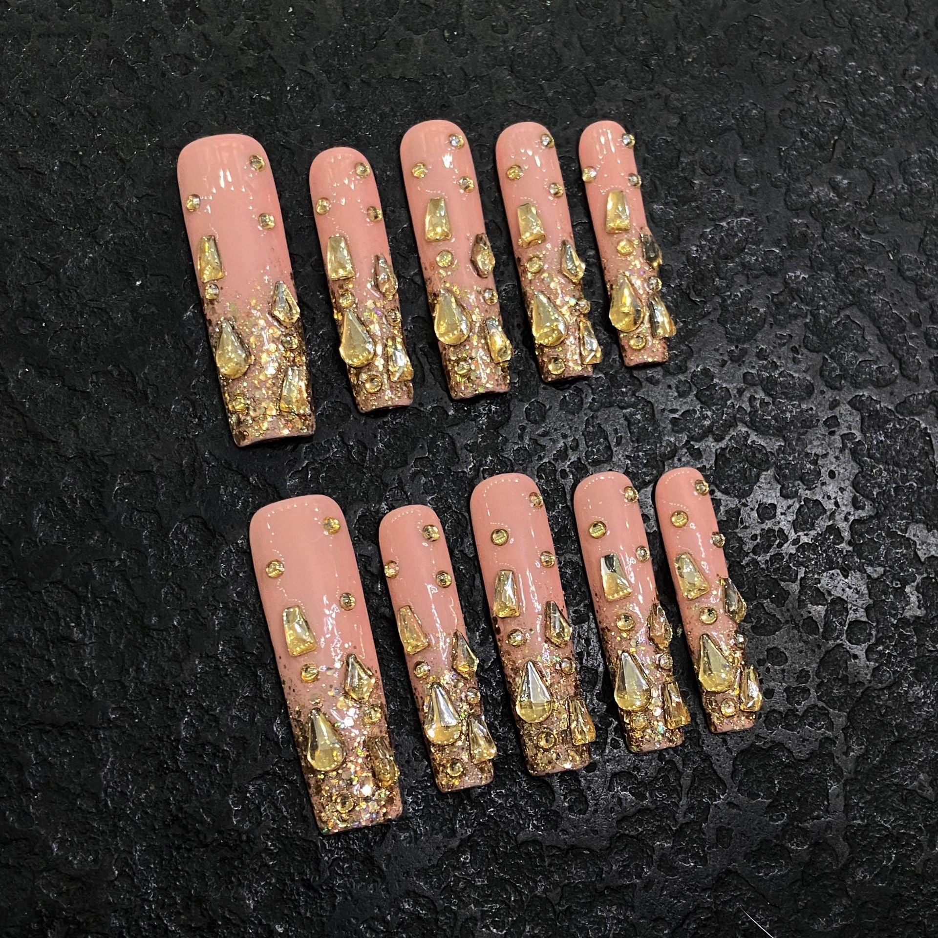 Press-on nails （manual）(long)（Section 2 ) (26-50）