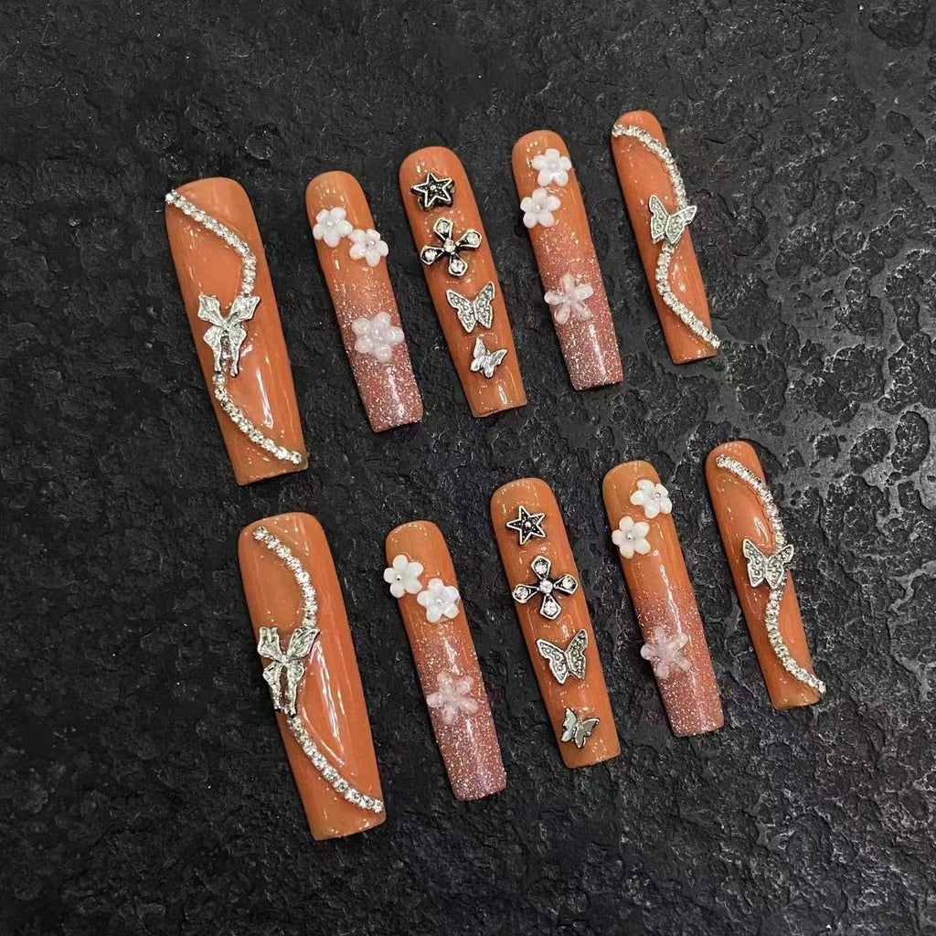 Press-on nails （manual）(long)（Section 2 ) (26-50）