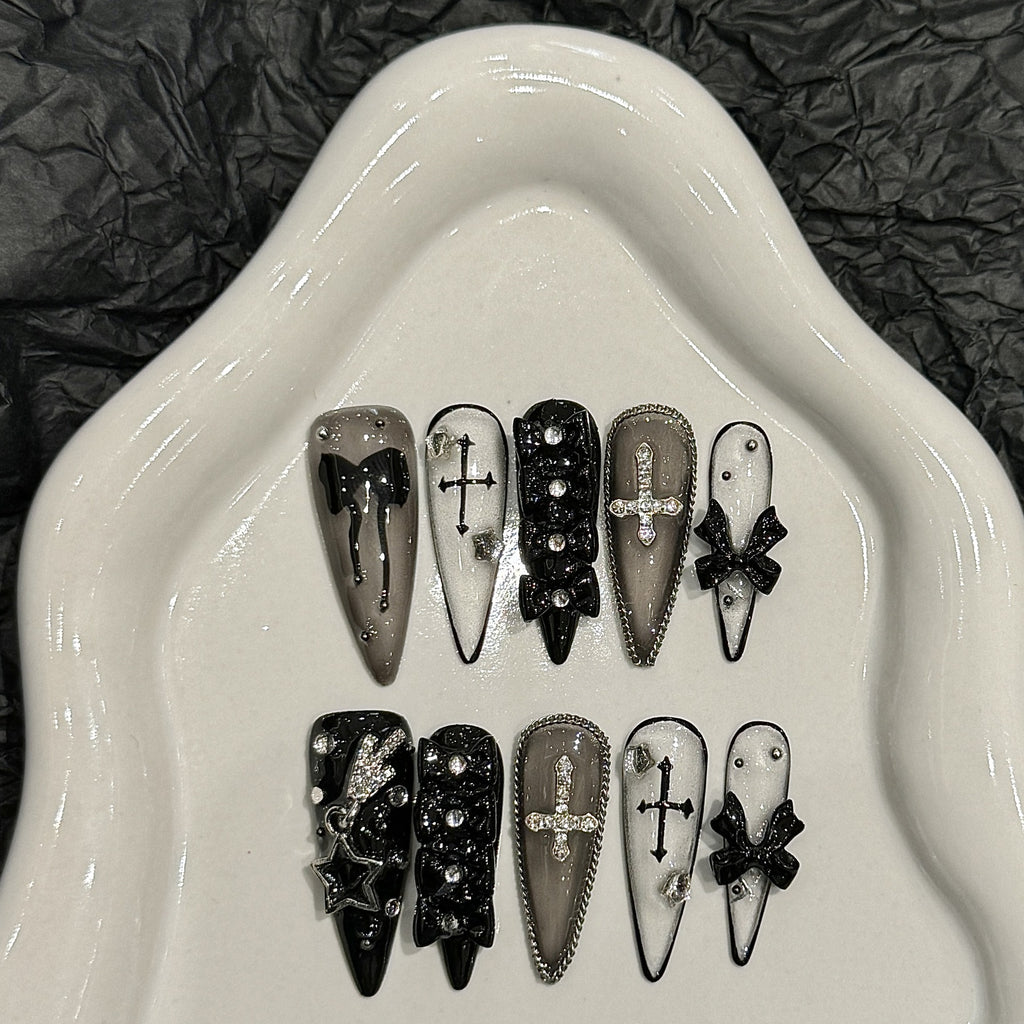 Press-on nails（manual） (long)（Section 1) (1-25）