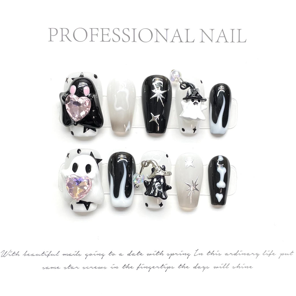 Halloween press-on nails