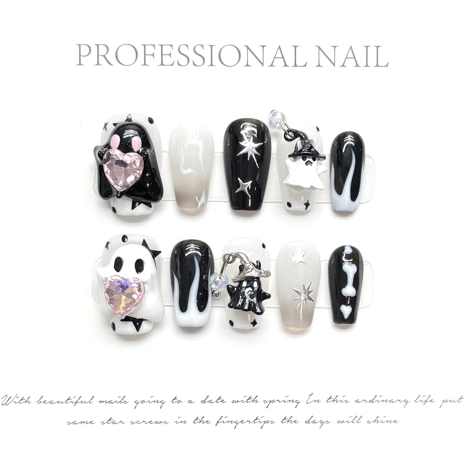 Halloween press-on nails