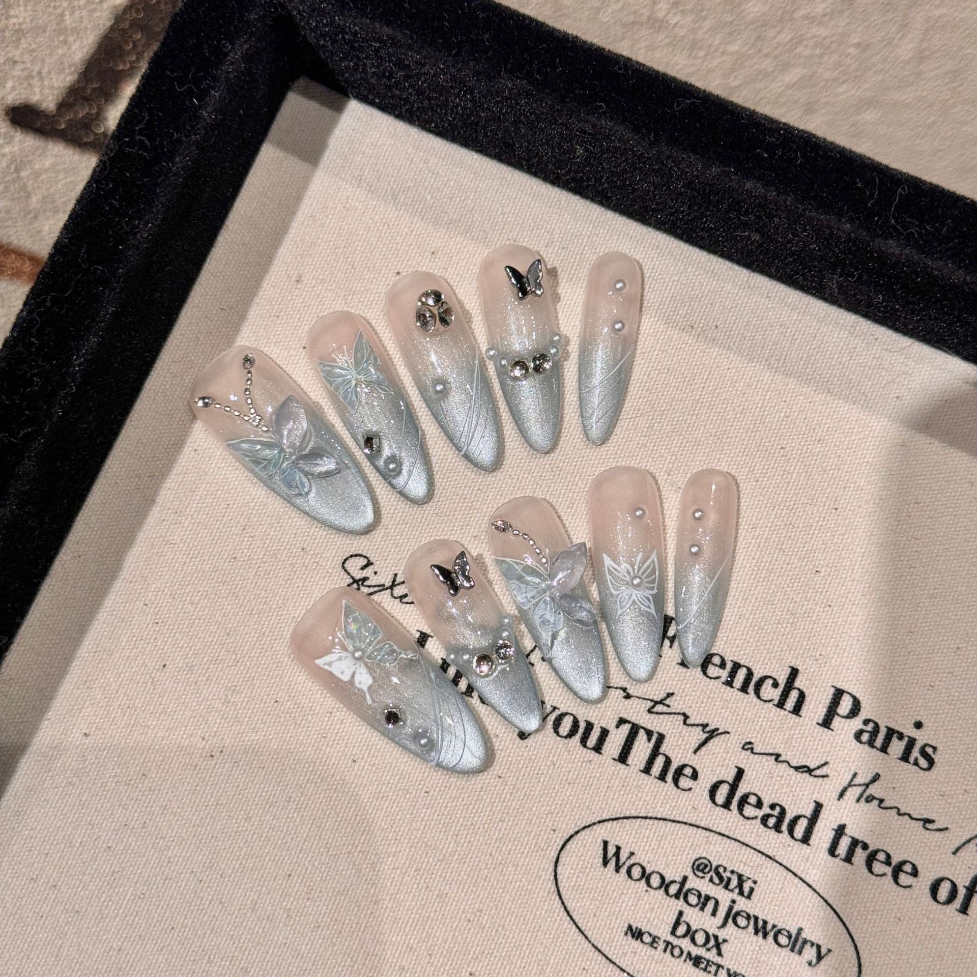 Press-on nails （manual）(long)（Section 2 ) (26-50）