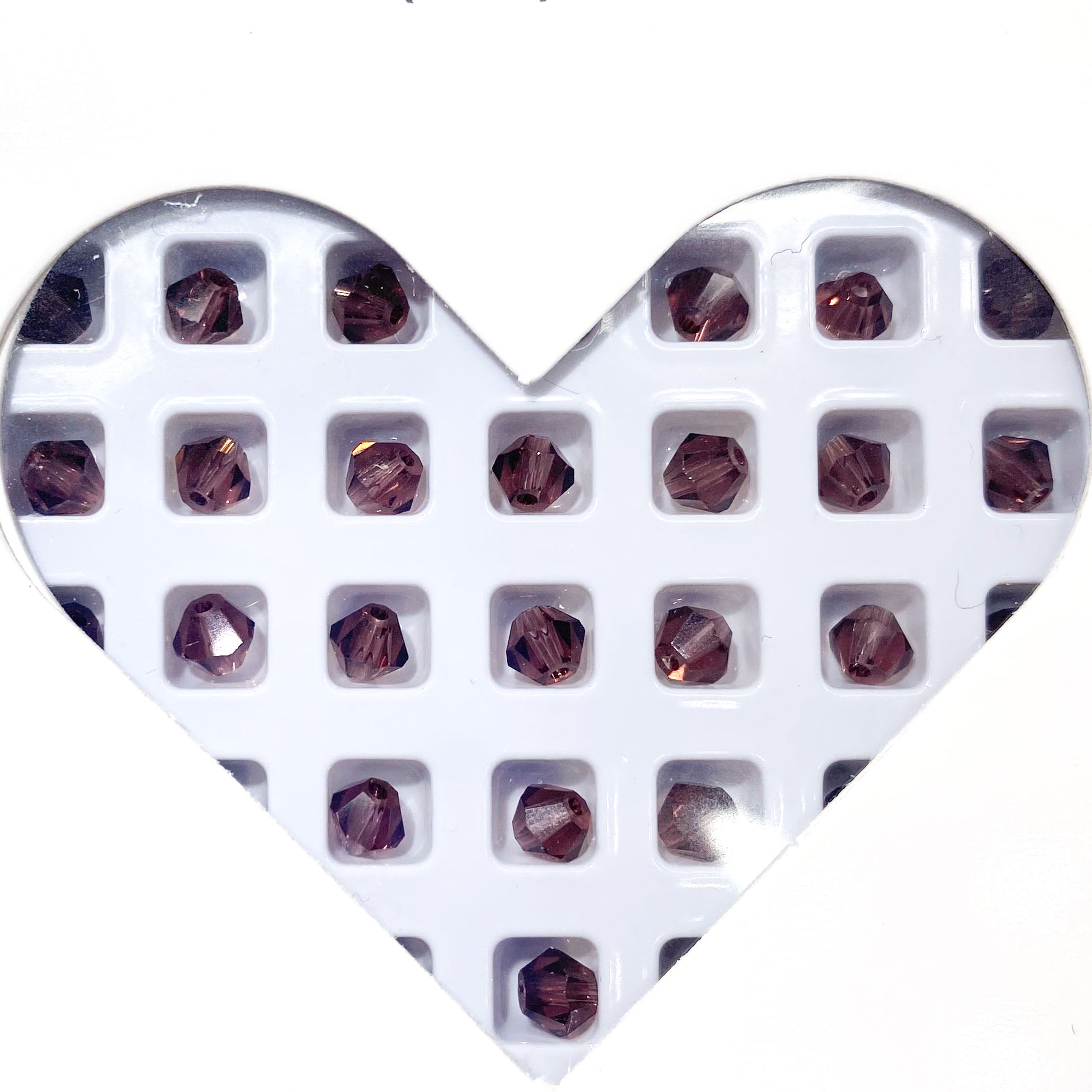 K9 crystal (bicone shape)(glass beads )4m m