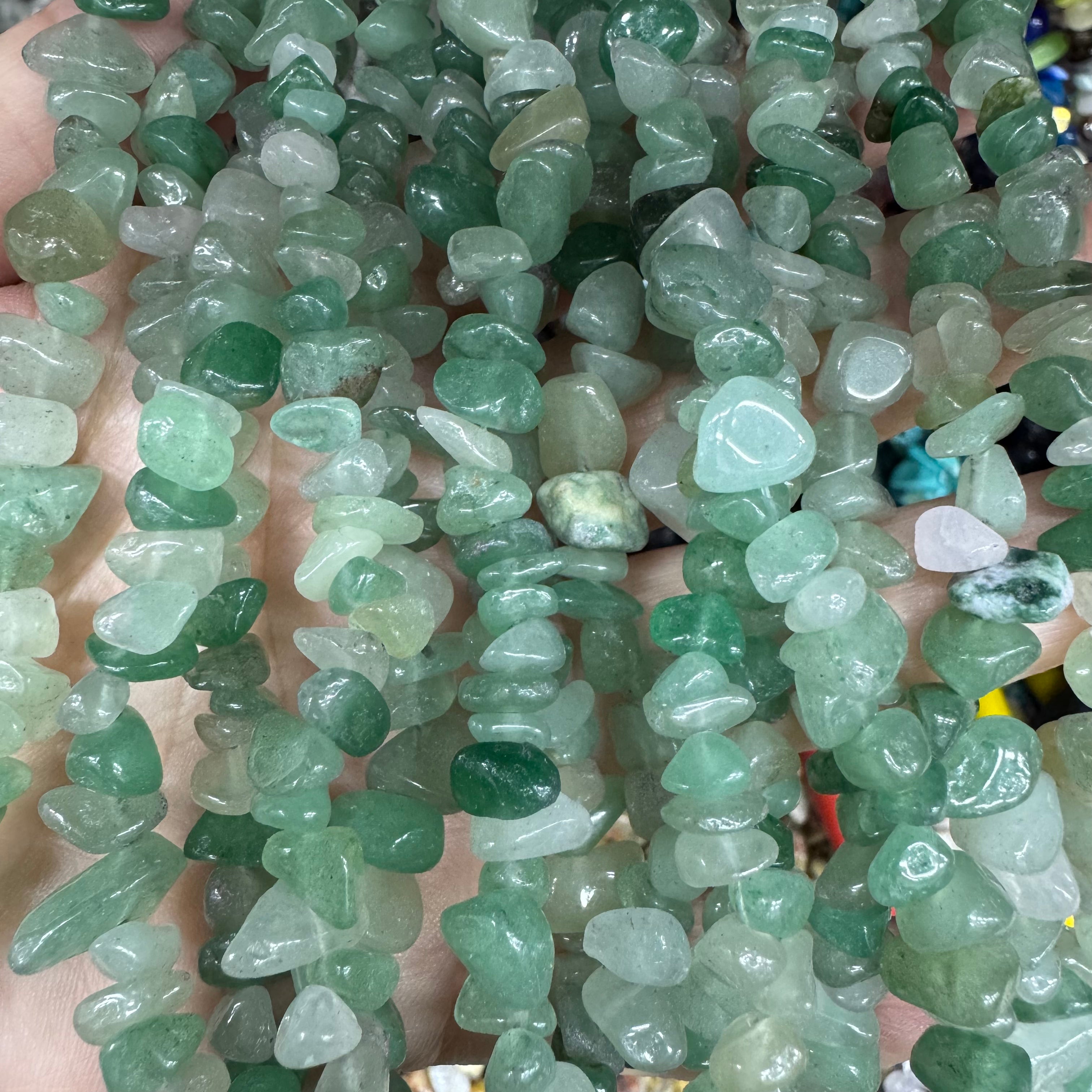 Natural crystal chip beads (irregular shape)