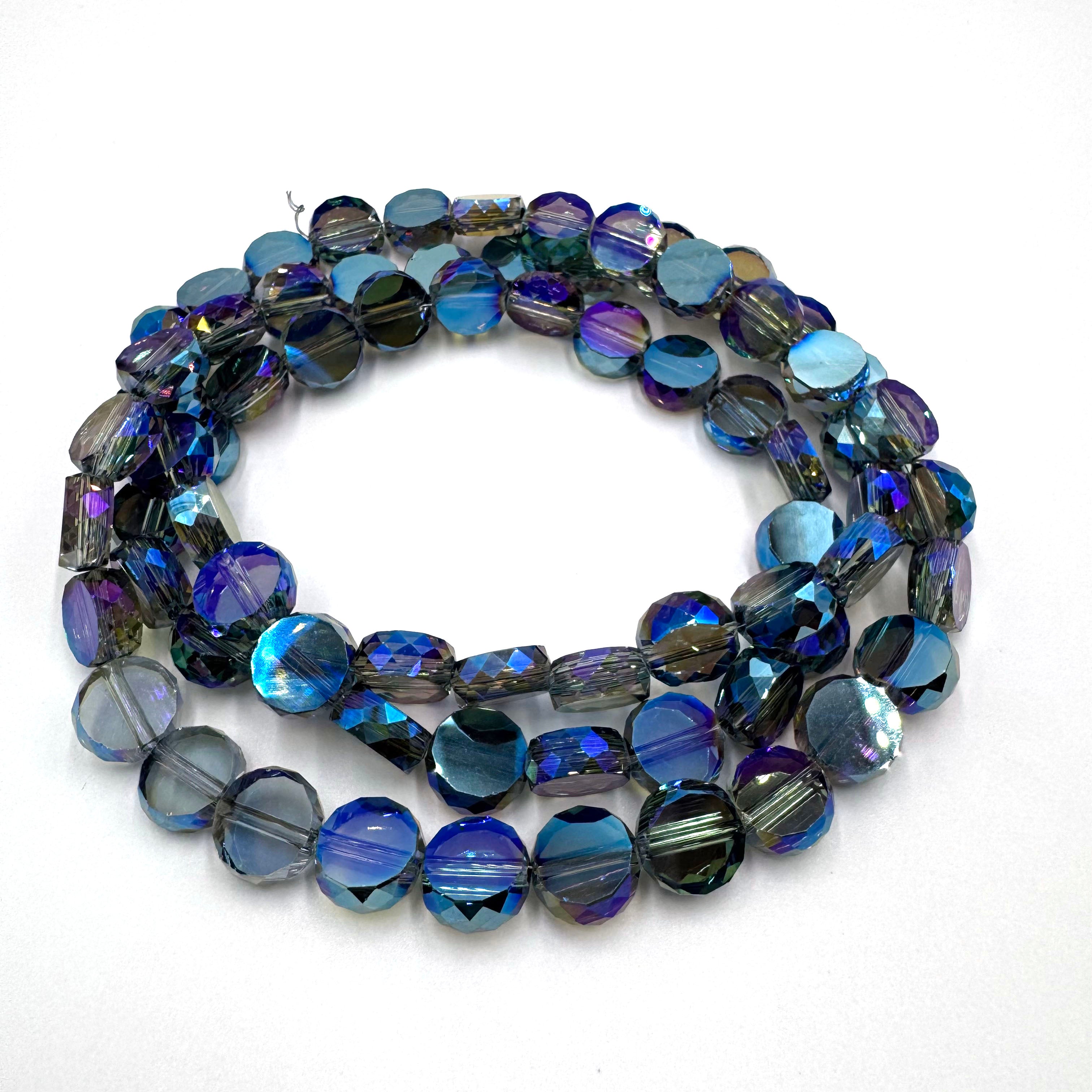 Coin-shaped beads (10mm)