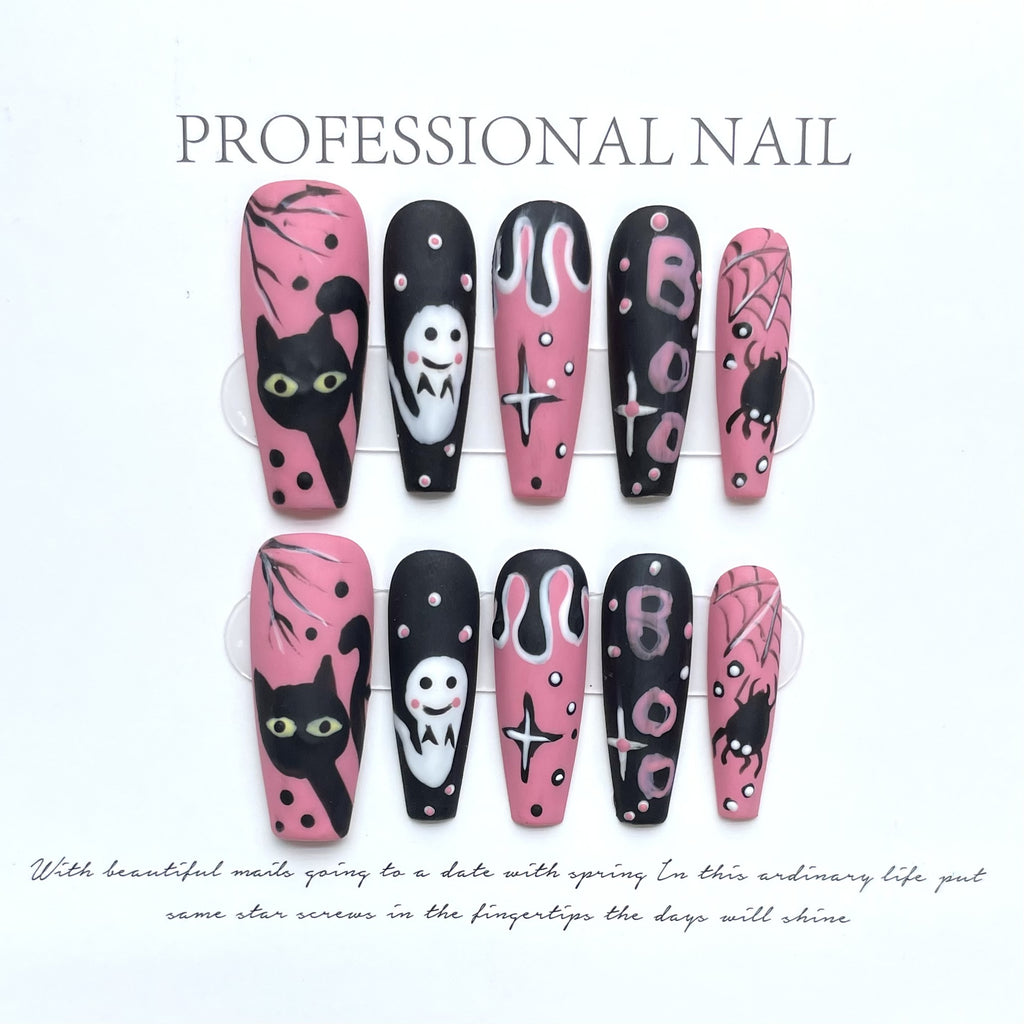 Halloween press-on nails