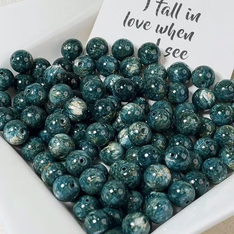 Oil painting beads (10mm 100pcs)