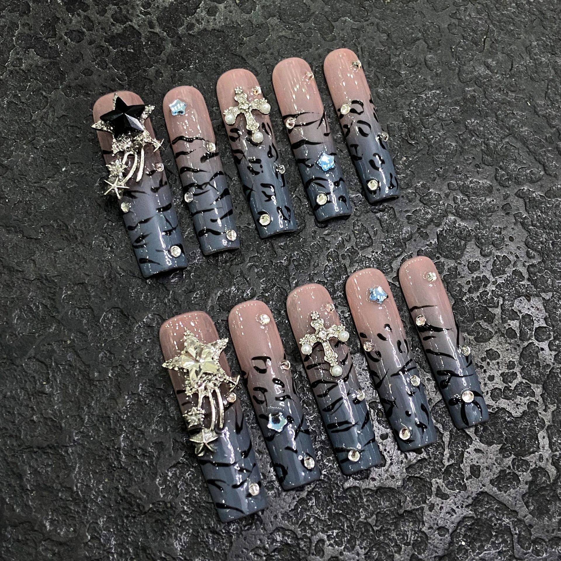 Press-on nails（manual） (long)（Section 1) (1-25）