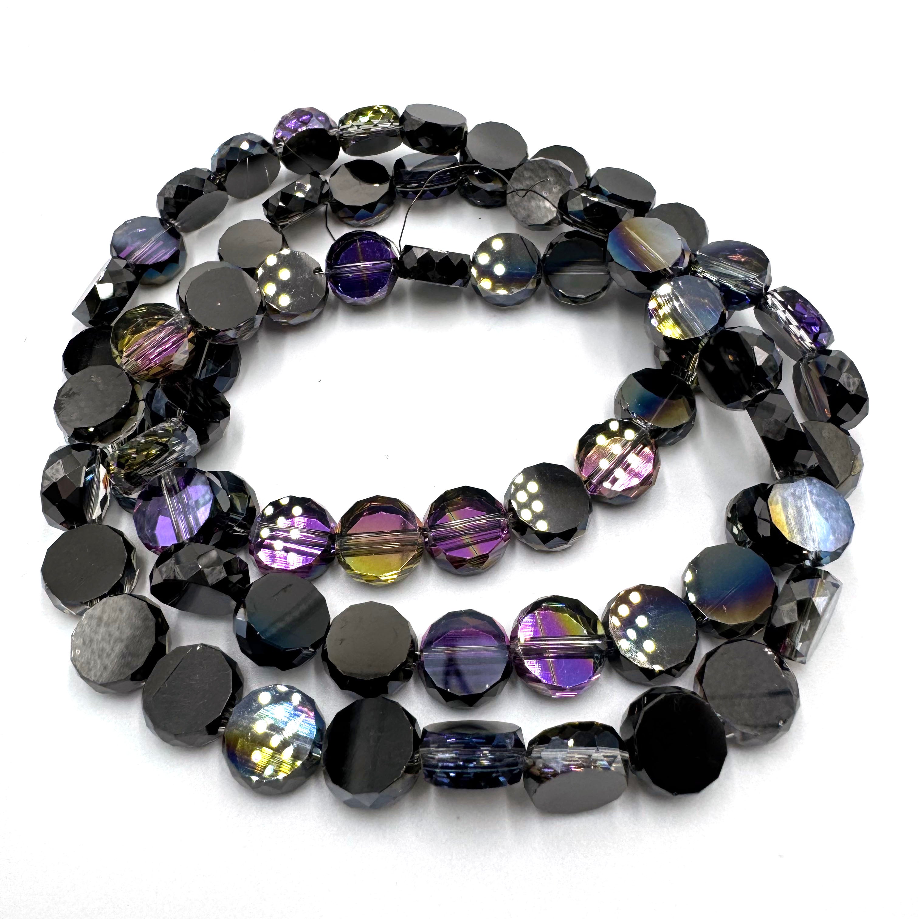 Coin-shaped beads (10mm)