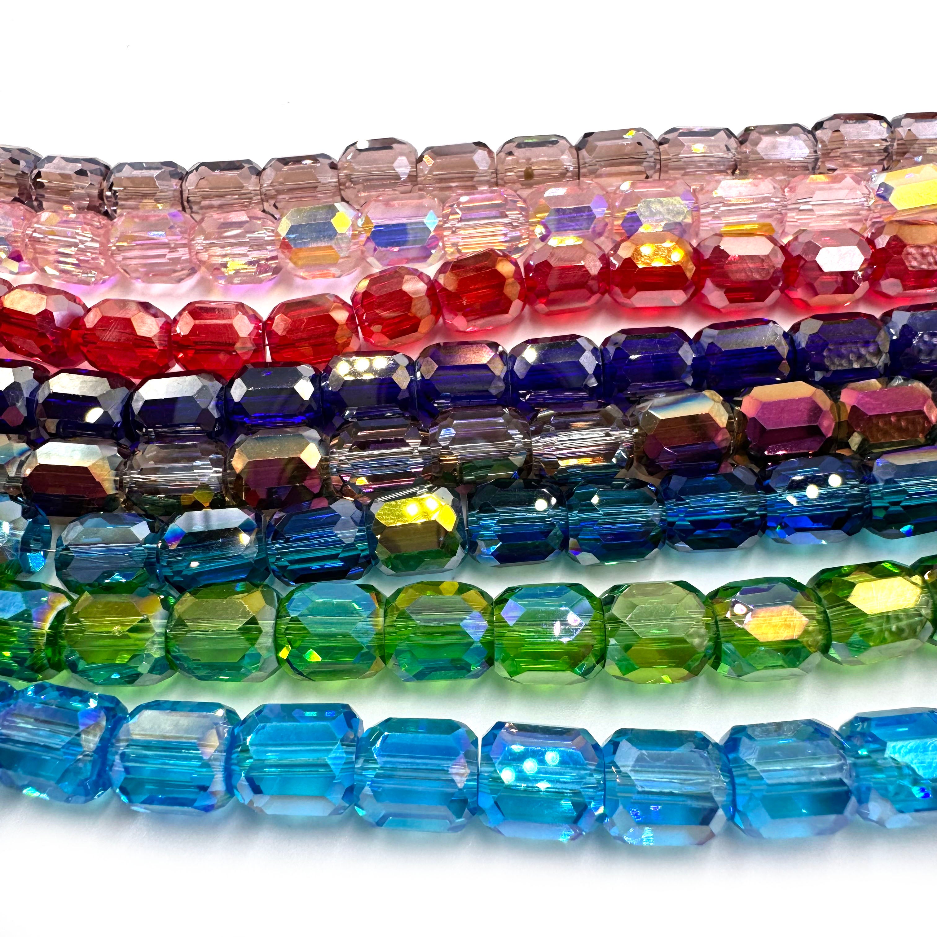 Barrel-shaped beads (8mm)
